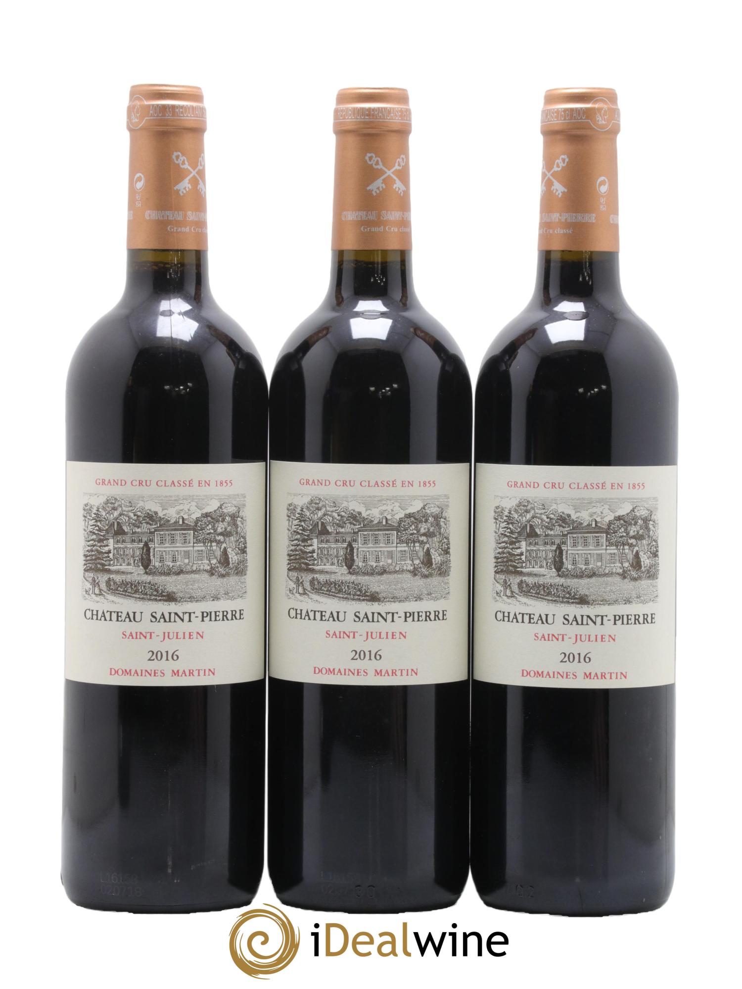 Château Saint-Pierre 4ème Grand Cru Classé 2016 - Lot de 12 bouteilles - 2