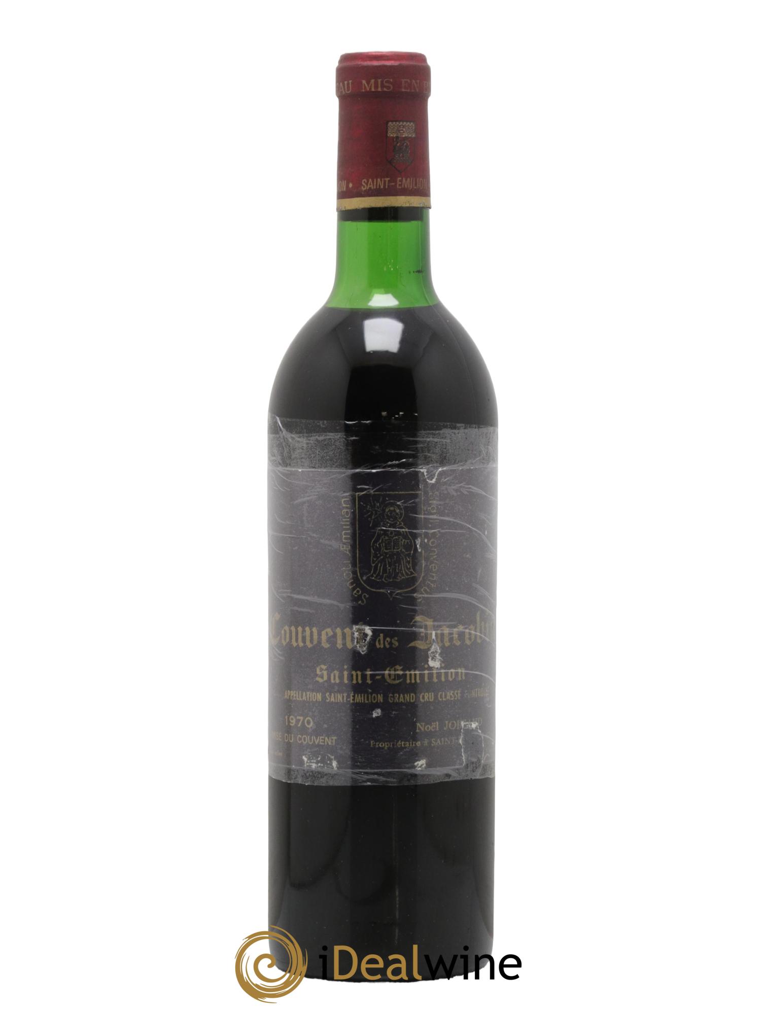 Château Couvent des Jacobins Grand Cru Classé 1970 - Lot de 1 bouteille - 0