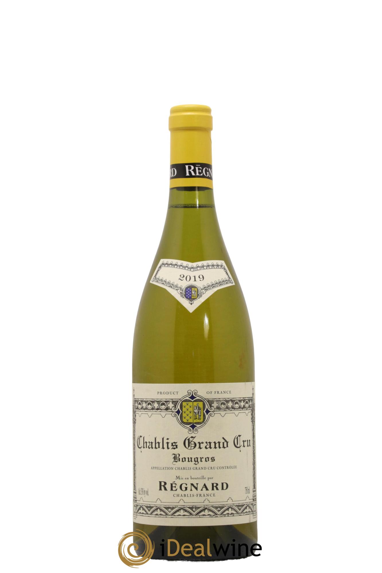 Chablis Grand Cru Bougros Maison Regnard 2019 - Lot de 1 bouteille - 0