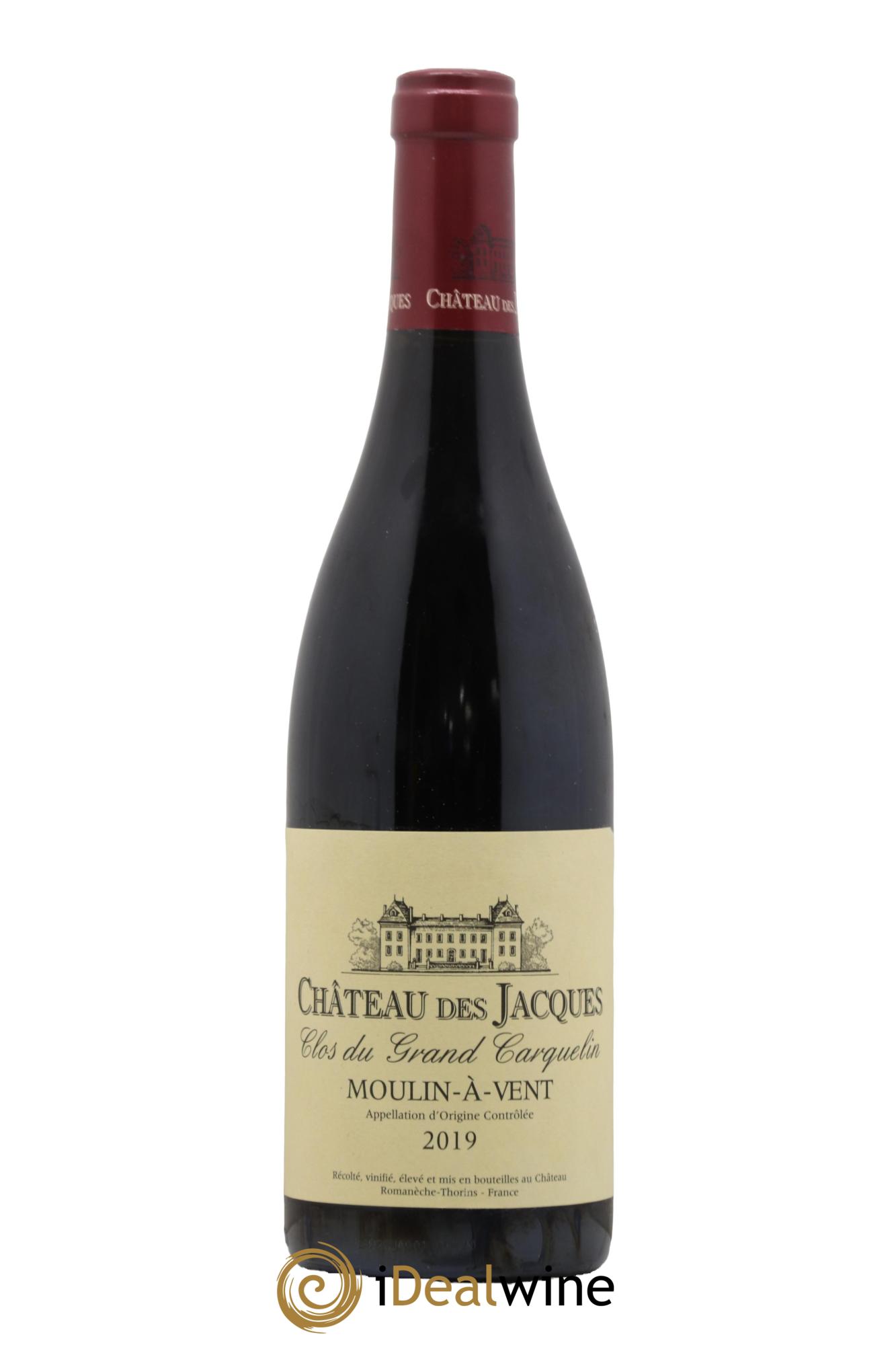 Moulin-à-Vent Clos du Grand Carquelin Château des Jacques 2019 - Lot de 1 bouteille - 0