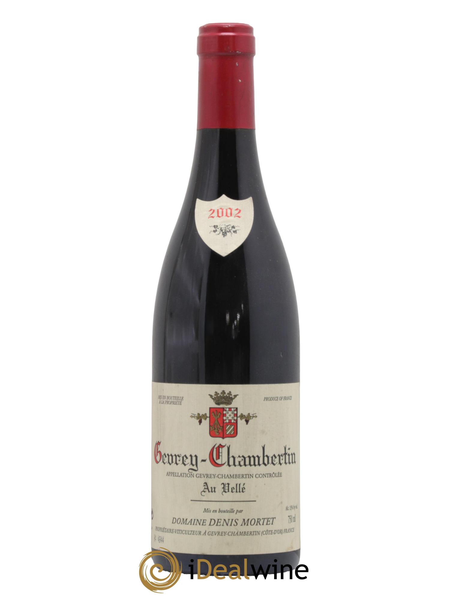 Gevrey-Chambertin Au Vellé Denis Mortet (Domaine) 2002 - Lot de 1 bouteille - 0