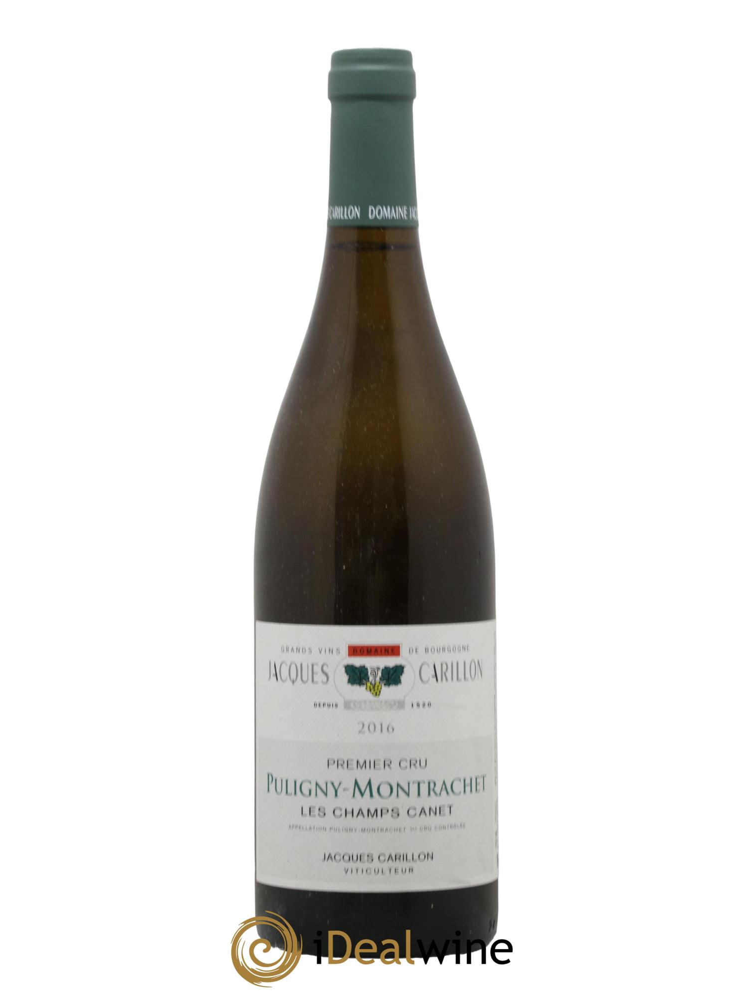 Puligny-Montrachet 1er Cru Les Champs Canet Jacques Carillon (Domaine) 2016 - Lot de 1 bouteille - 0