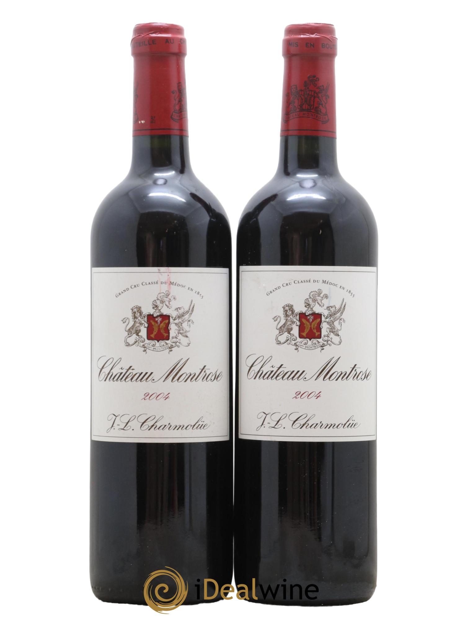 Château Montrose 2ème Grand Cru Classé 2004 - Lot de 2 bouteilles - 0