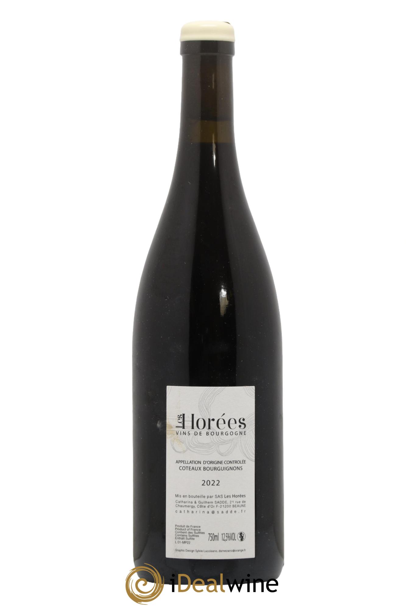 Coteaux Bourguignons Mon Poulain Les Horées 2022 - Lot de 1 bouteille - 1