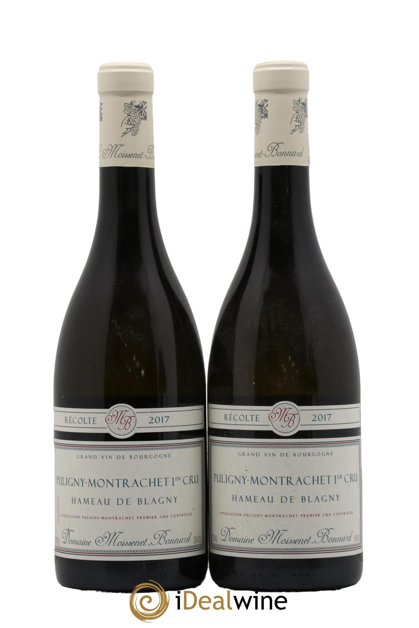 Puligny-Montrachet 1er Cru Hameau De Blagny Domaine Moissenet Bonnard 2017 - Lot de 2 bouteilles - 0