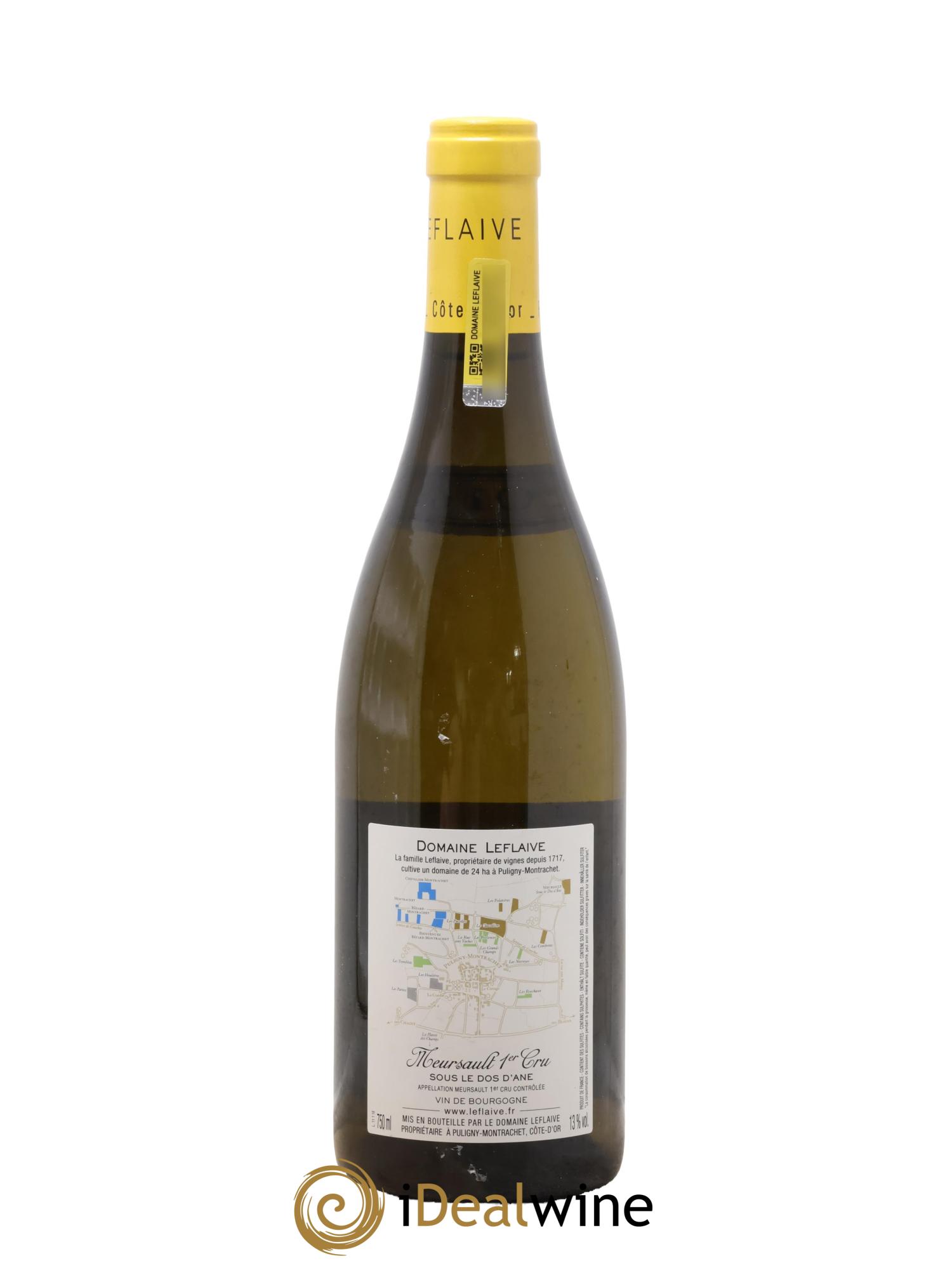 Meursault 1er Cru Sous le Dos d'Ane Leflaive (Domaine) 2016 - Lot de 1 bouteille - 1