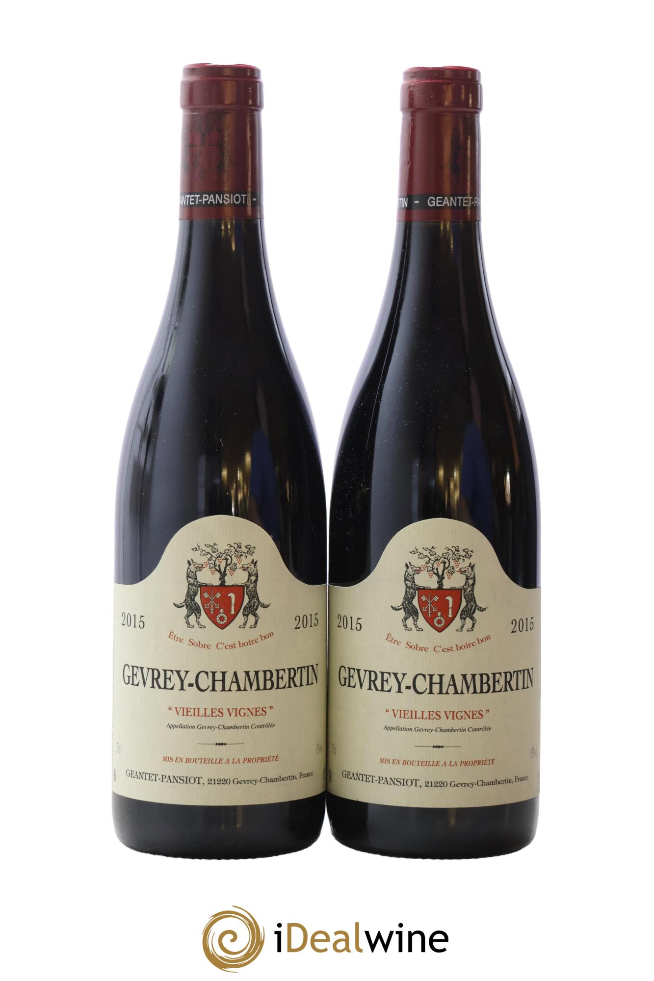 Gevrey-Chambertin Vieilles vignes Geantet-Pansiot 2015 - Lot of 2 bottles - 0