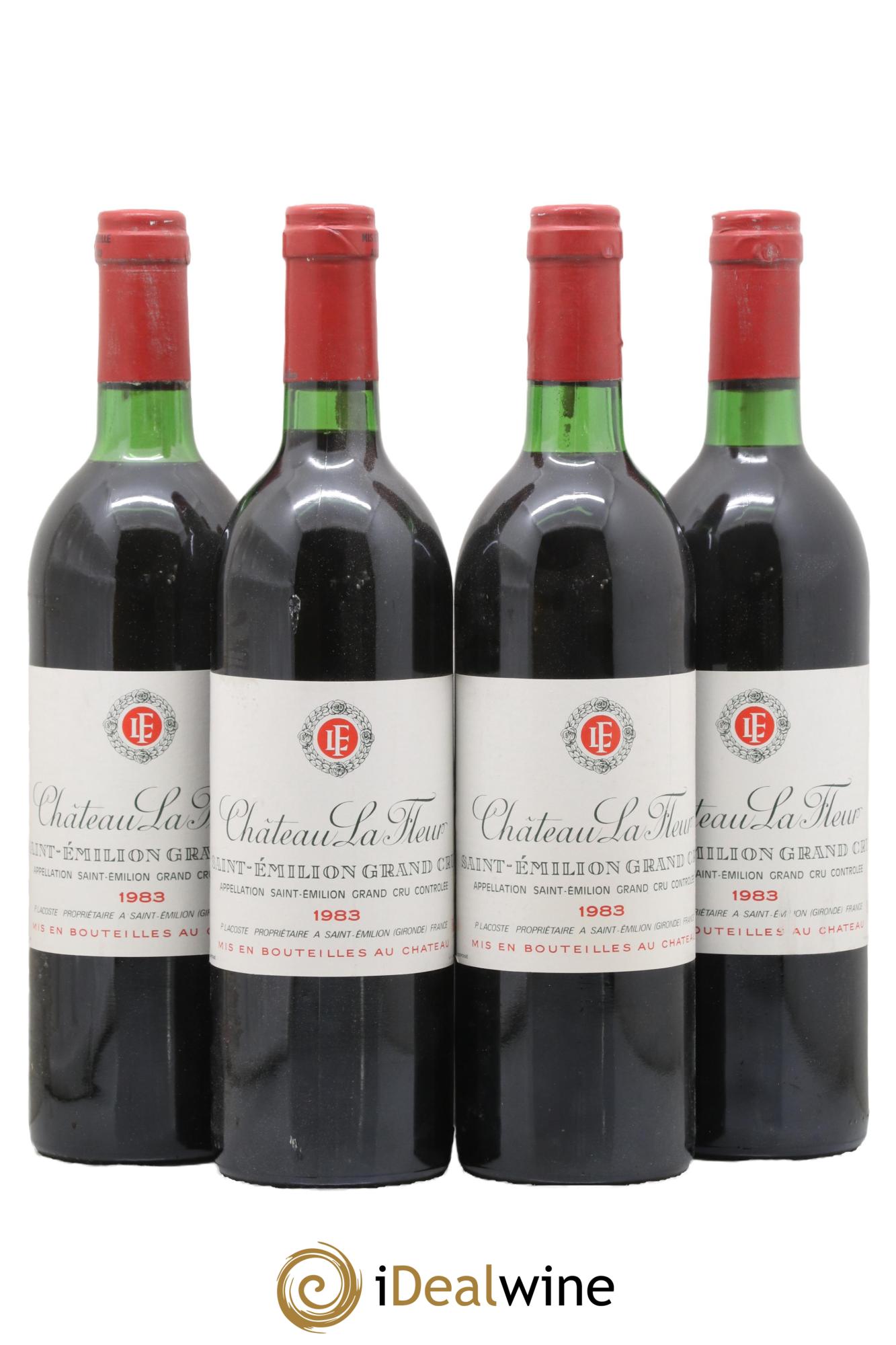 Château La Fleur 1983 - Lot de 4 bouteilles - 0