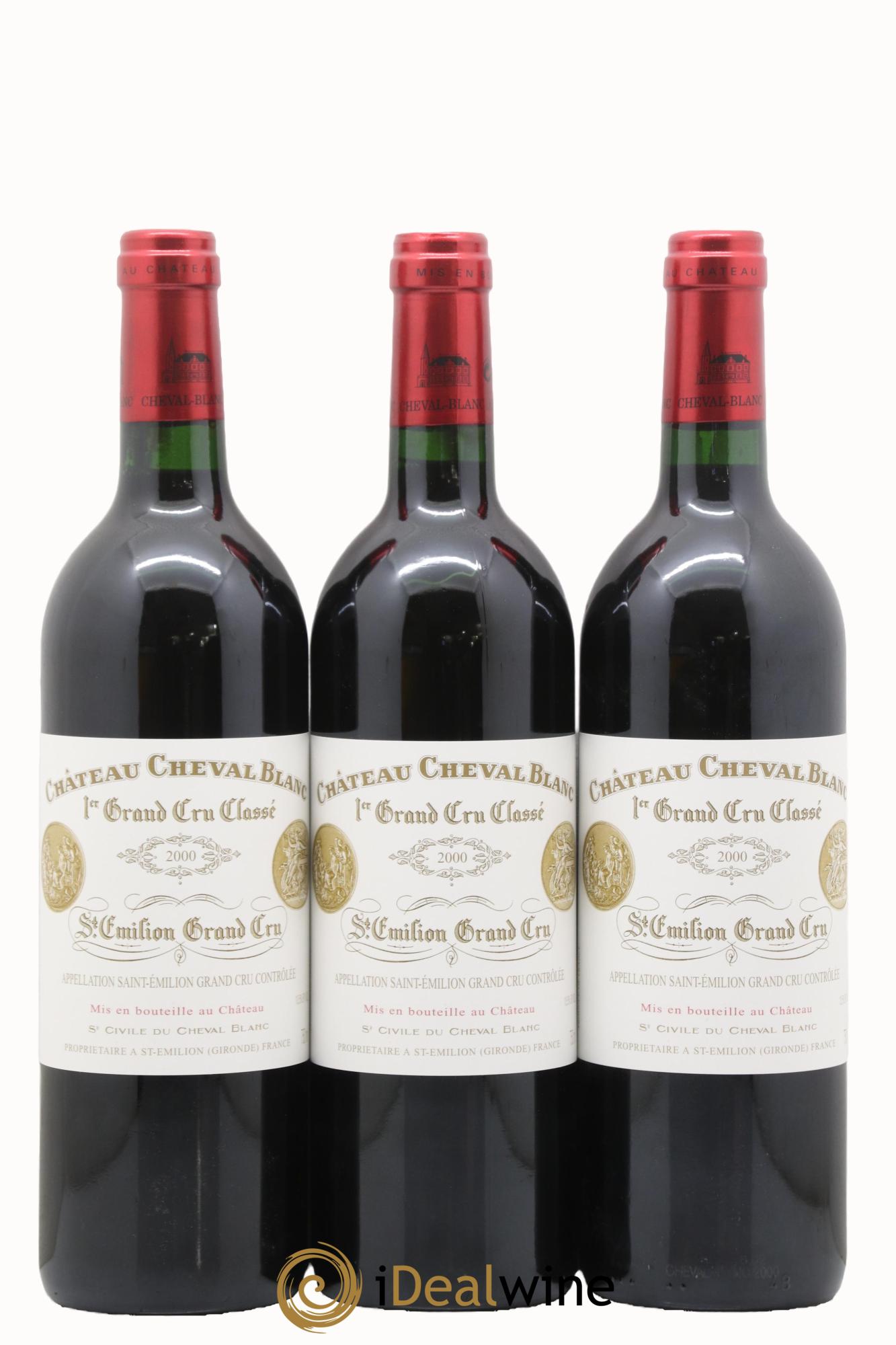 Château Cheval Blanc 1er Grand Cru Classé A 2000 - Lot de 12 bouteilles - 4