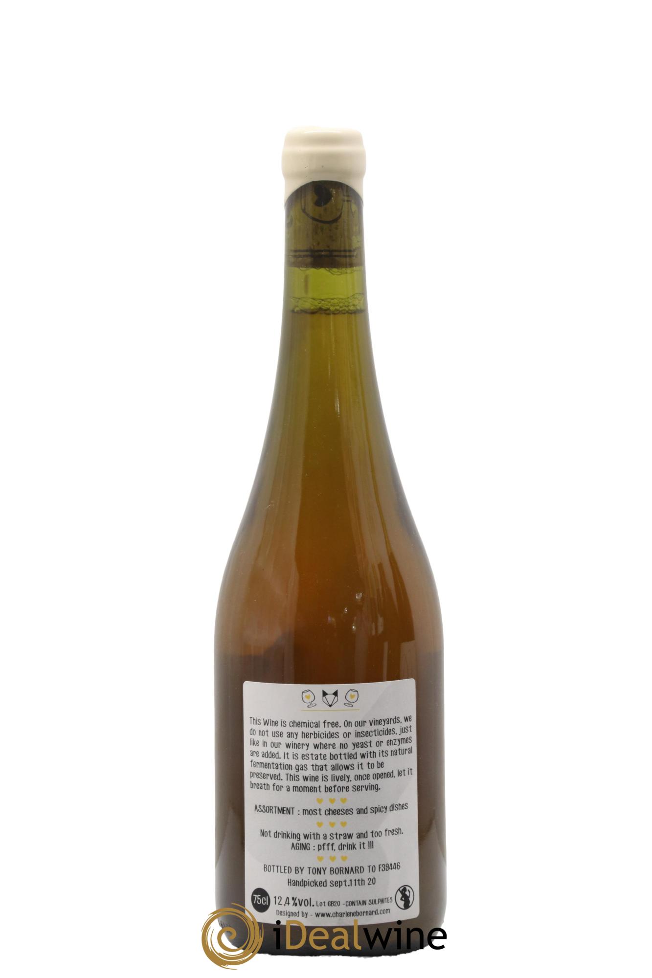 Vin de France Le Gentil Blanc Tony Bornard 2020 - Lotto di 1 bottiglia - 1