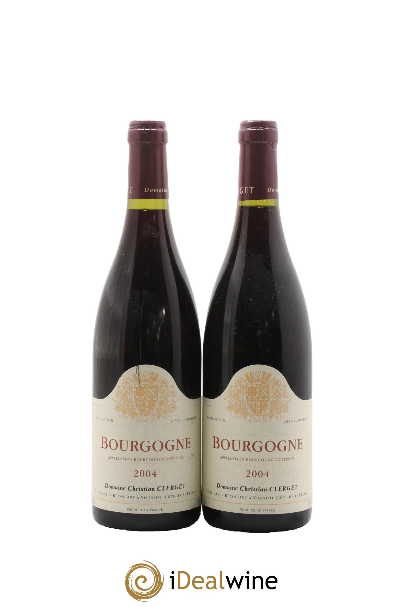Bourgogne Christian Clerget 2004 - Lotto di 2 bottiglie - 0