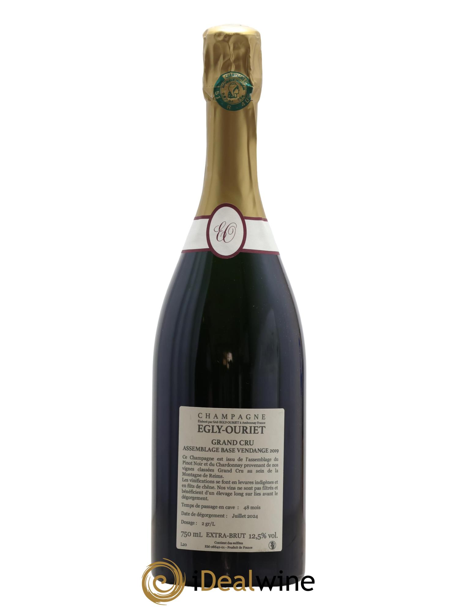 Grand Cru Brut Egly-Ouriet  - Lot de 1 bouteille - 1