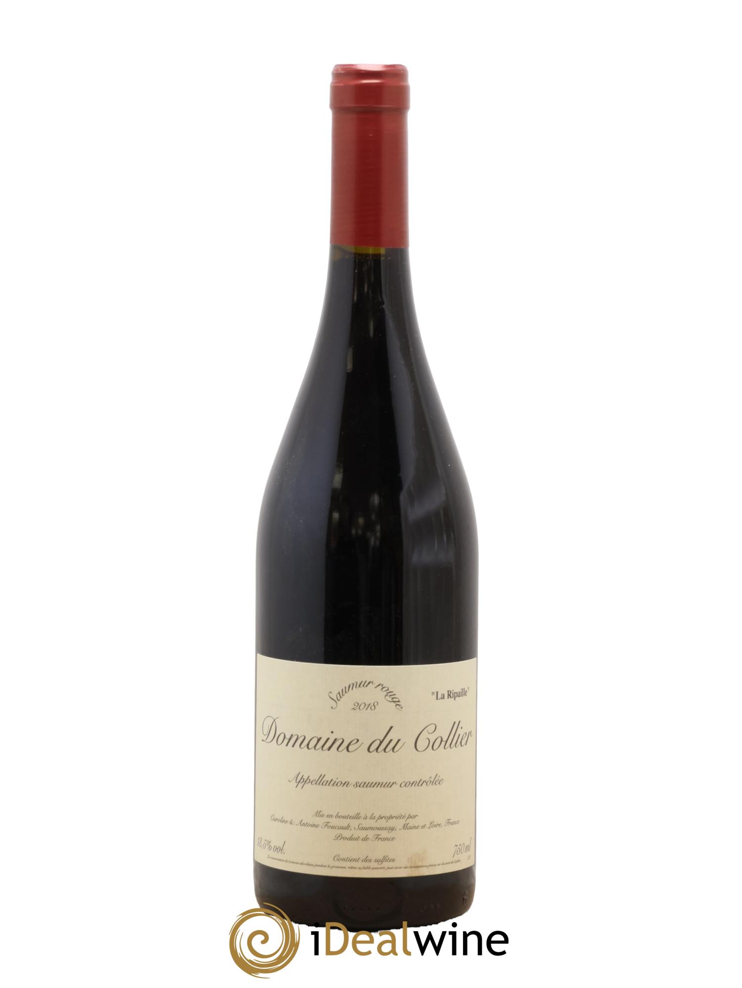 Saumur La Ripaille Domaine du Collier 2018 - Lot de 1 bouteille - 0