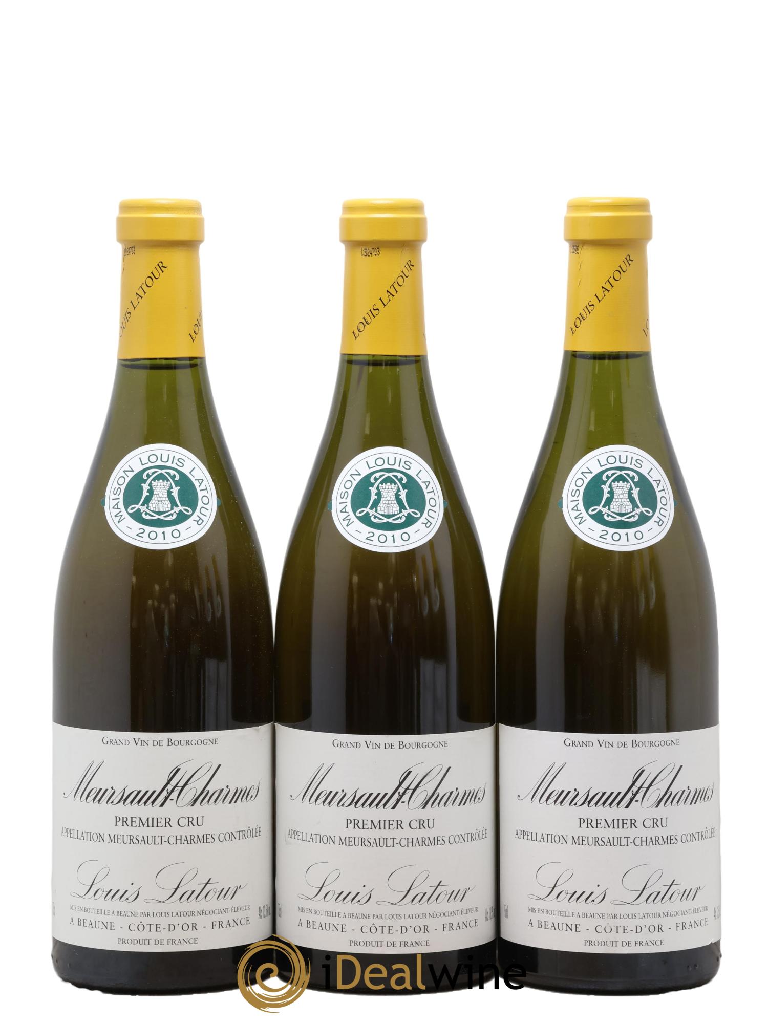 Meursault 1er Cru Charmes Louis Latour 2010 - Posten von 3 Flaschen - 0