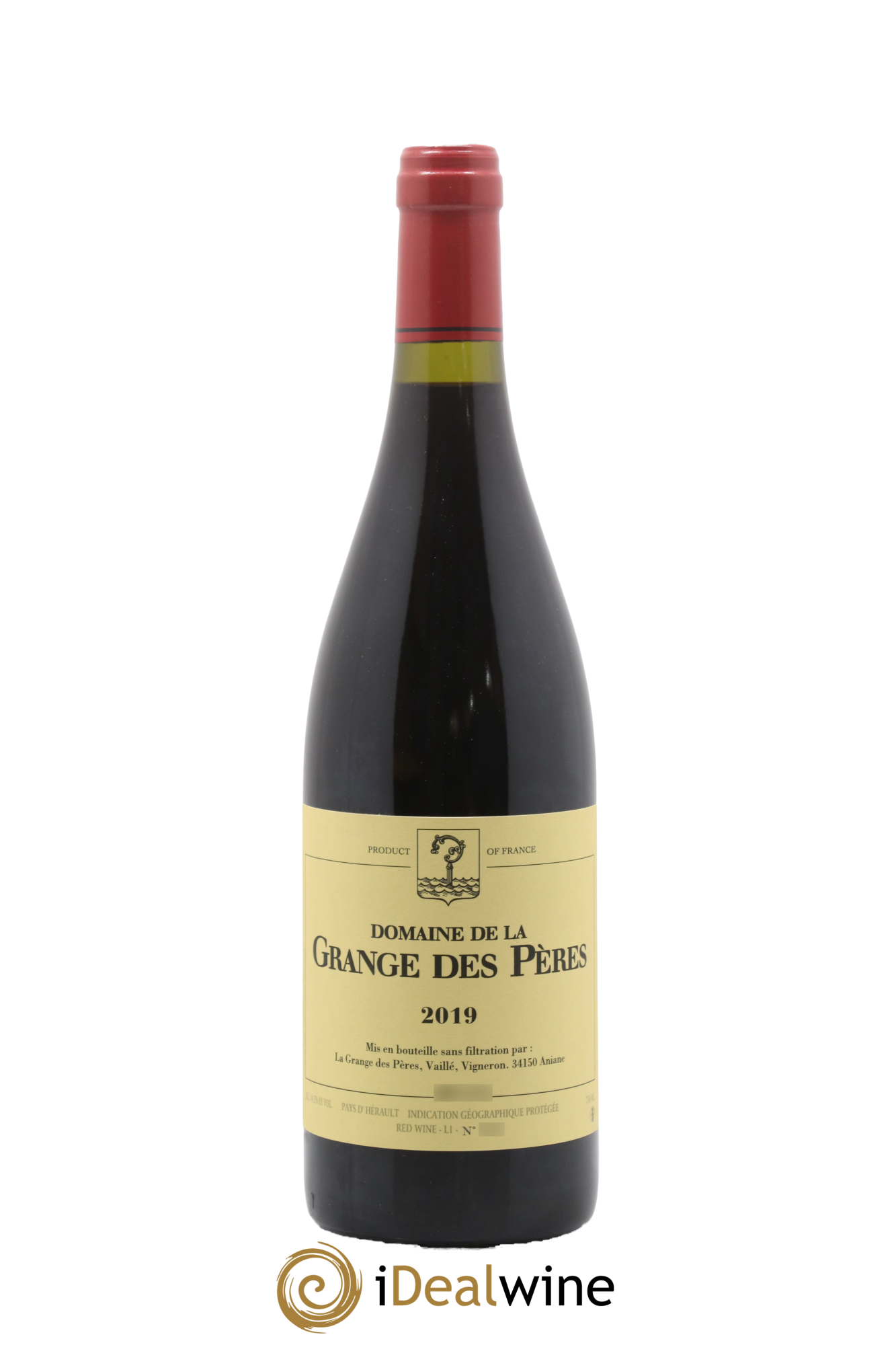 Pays d'Hérault Grange des Pères Laurent Vaillé 2019 - Lot de 1 bouteille - 0