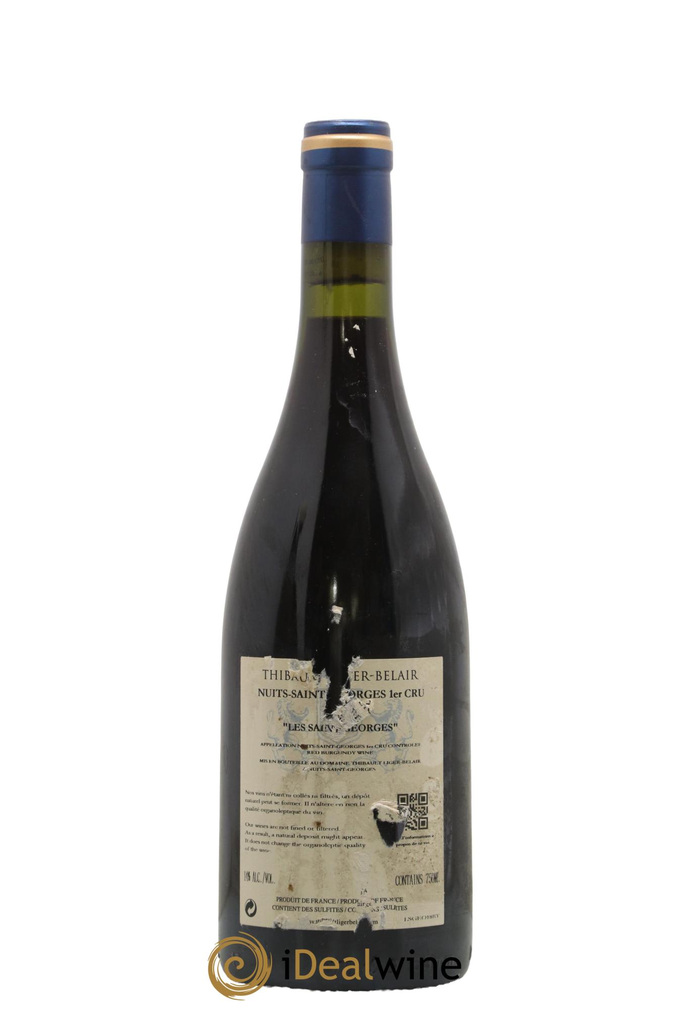 Nuits-Saint-Georges 1er Cru Les Saint-Georges Thibault Liger-Belair 2018 - Lot de 1 bouteille - 1