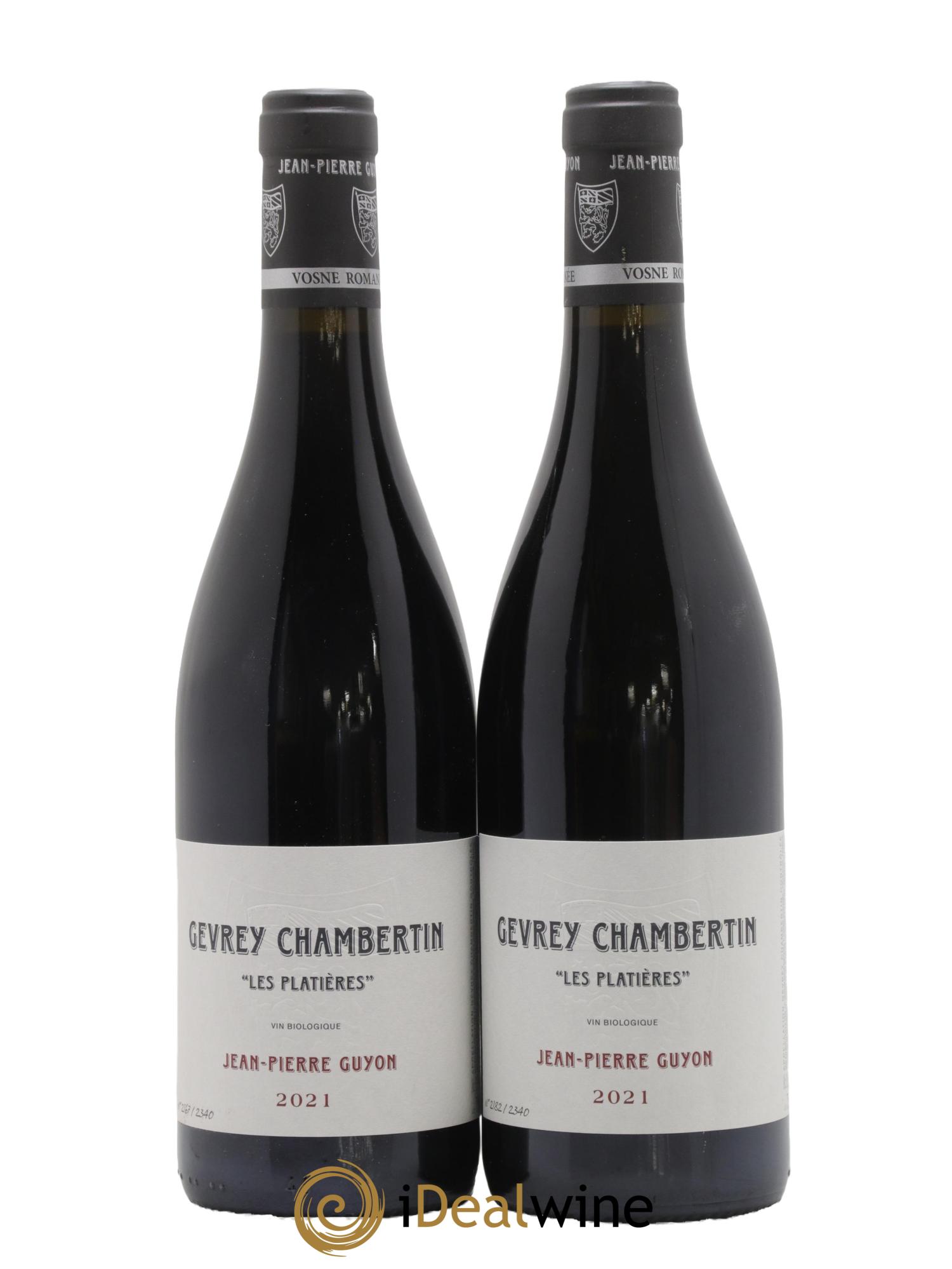 Gevrey-Chambertin Les Platières Guyon (Domaine) 2021 - Lotto di 2 bottiglie - 0