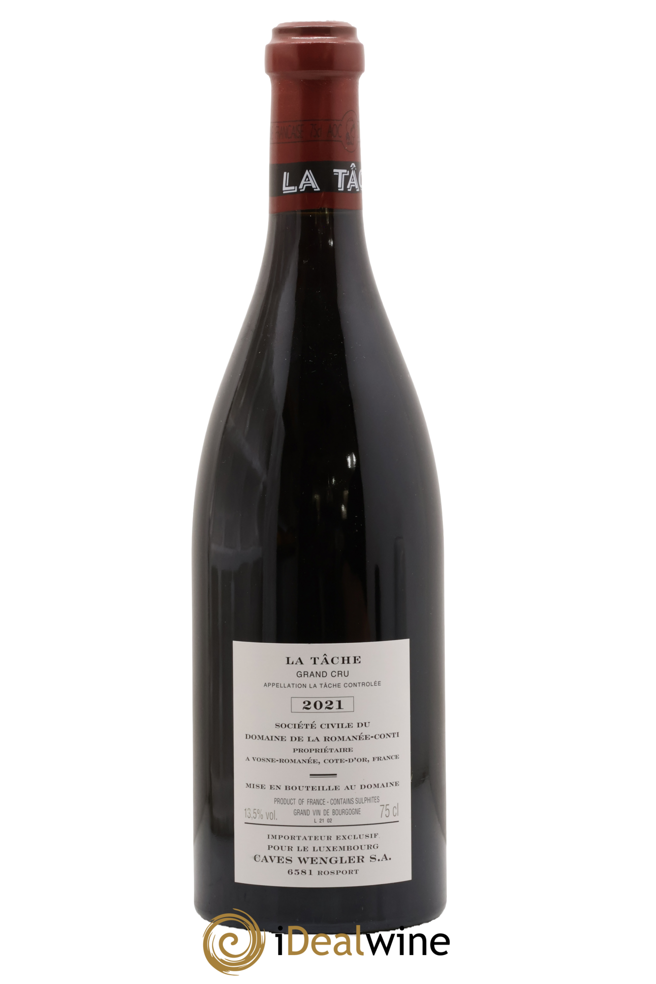 La Tâche Grand Cru Domaine de la Romanée-Conti 2021 - Lot de 1 bouteille - 2