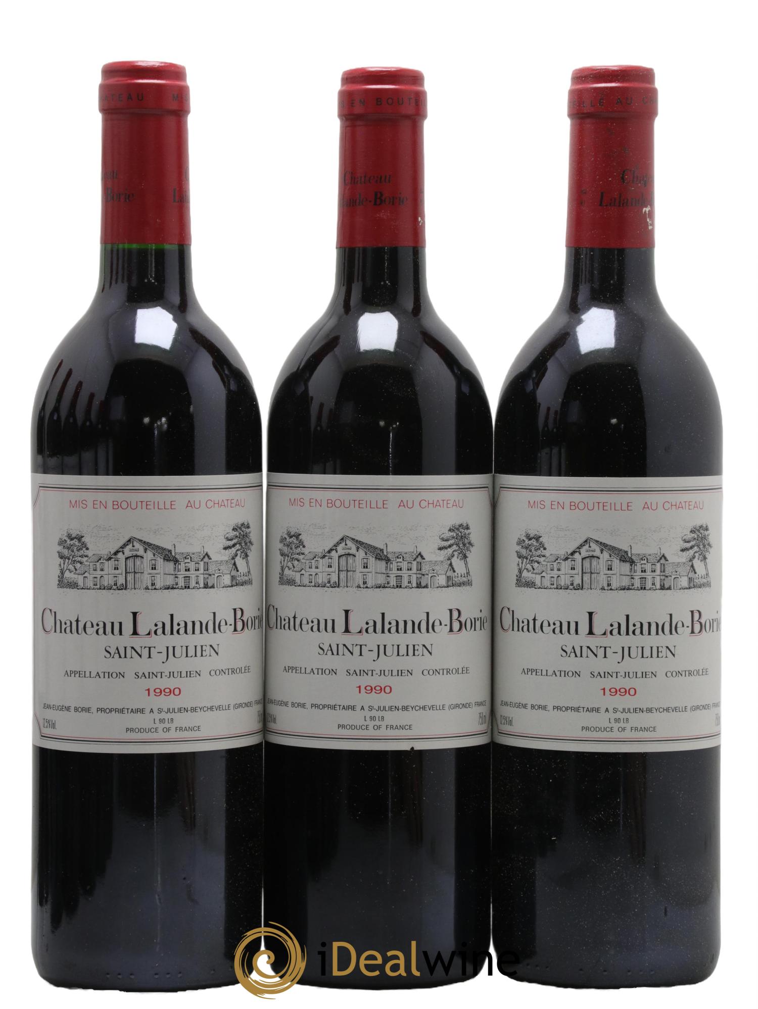 Château Lalande Borie 1990 - Lot de 12 bouteilles - 3