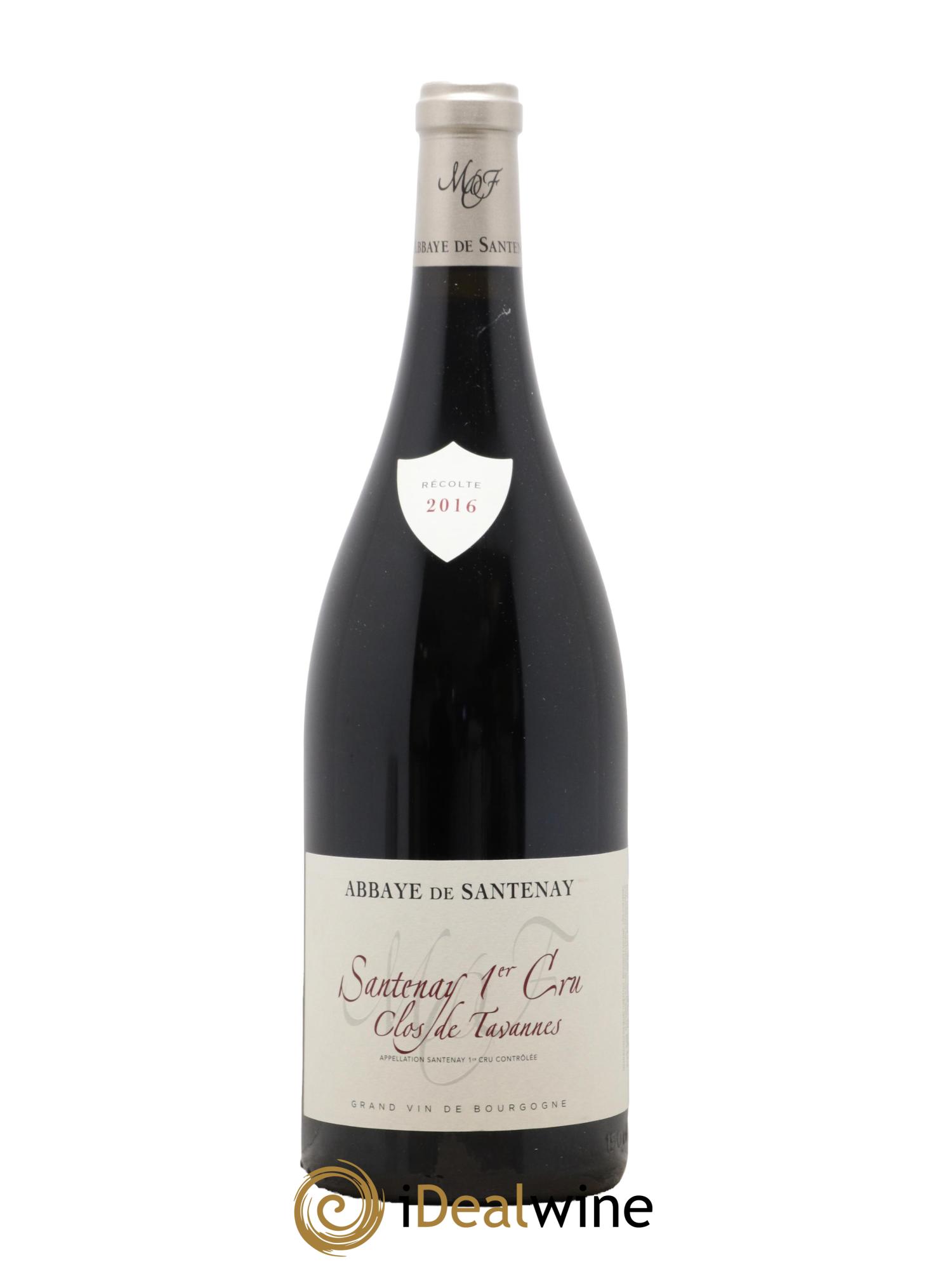 Santenay 1er Cru Clos de Tavannes Abbaye de Santenay 2016 - Lot de 1 magnum - 0