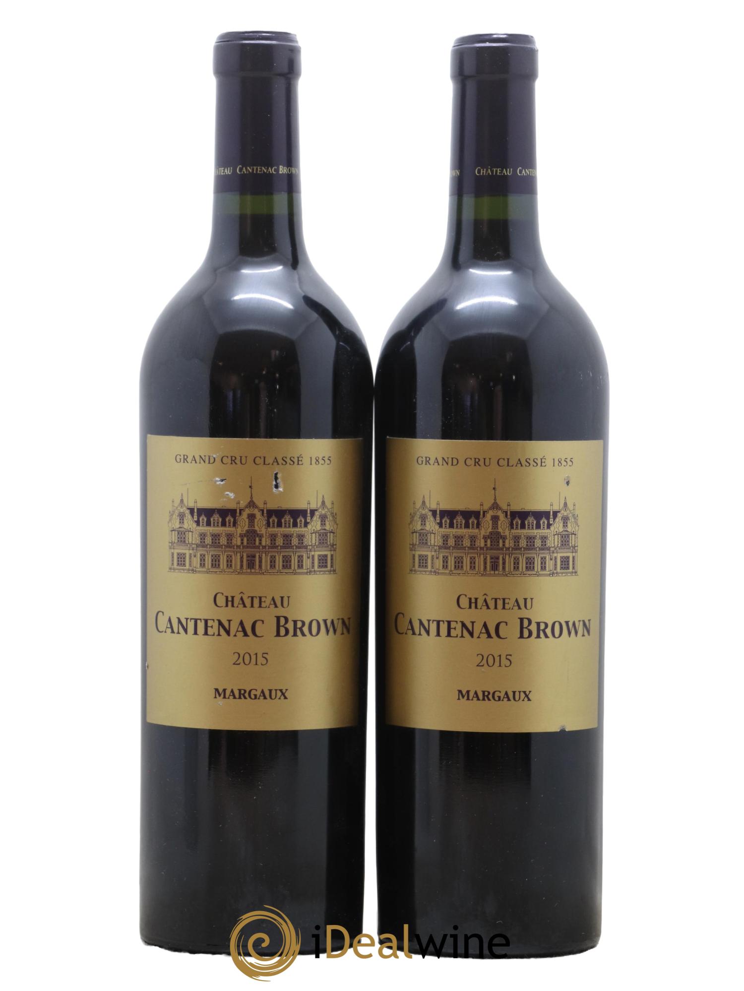Château Cantenac Brown 3ème Grand Cru Classé 2015 - Posten von 2 Flaschen - 0