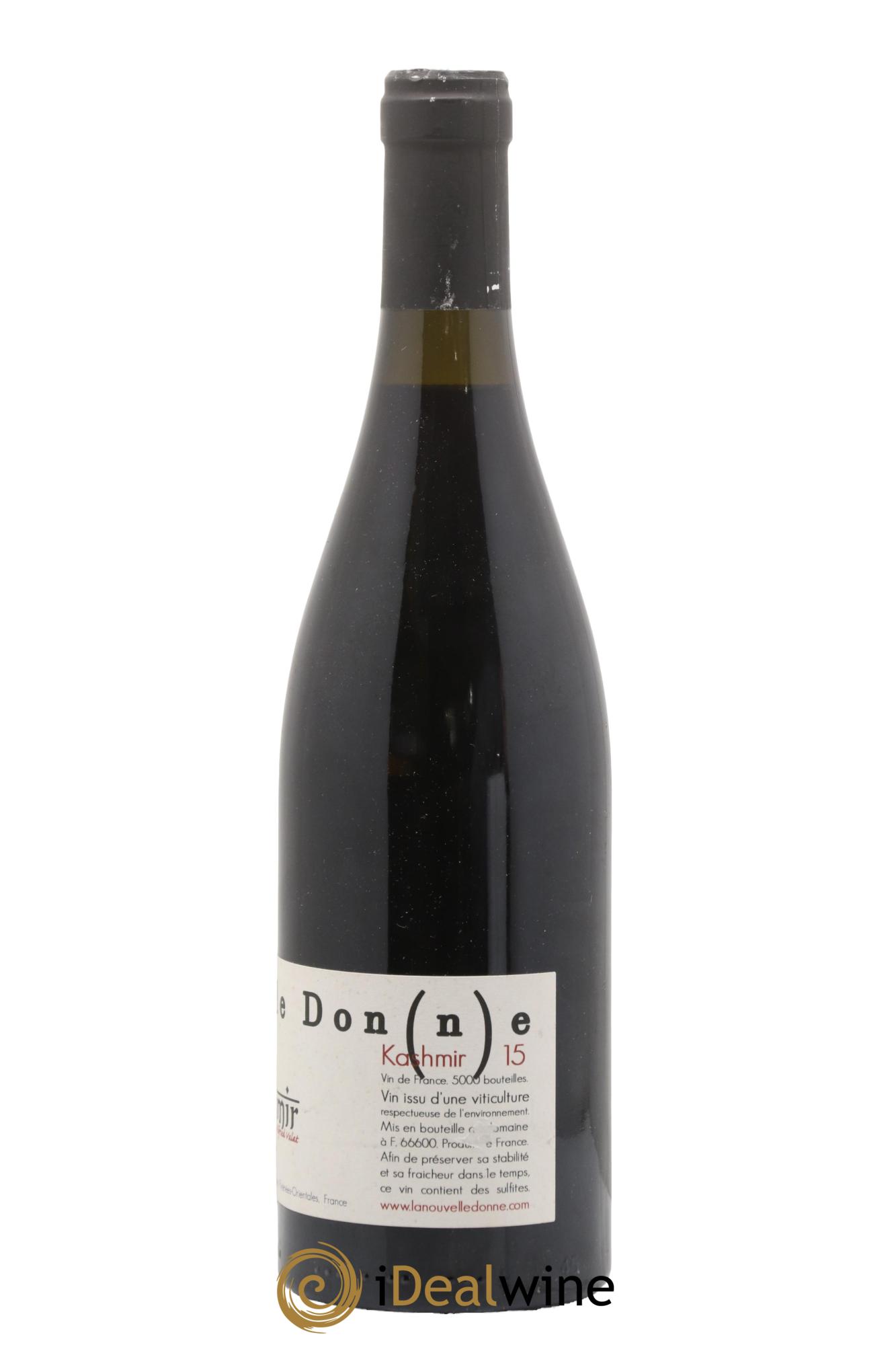Vin de France La Nouvelle Donne Kashmir 2015 - Lot de 1 bouteille - 1