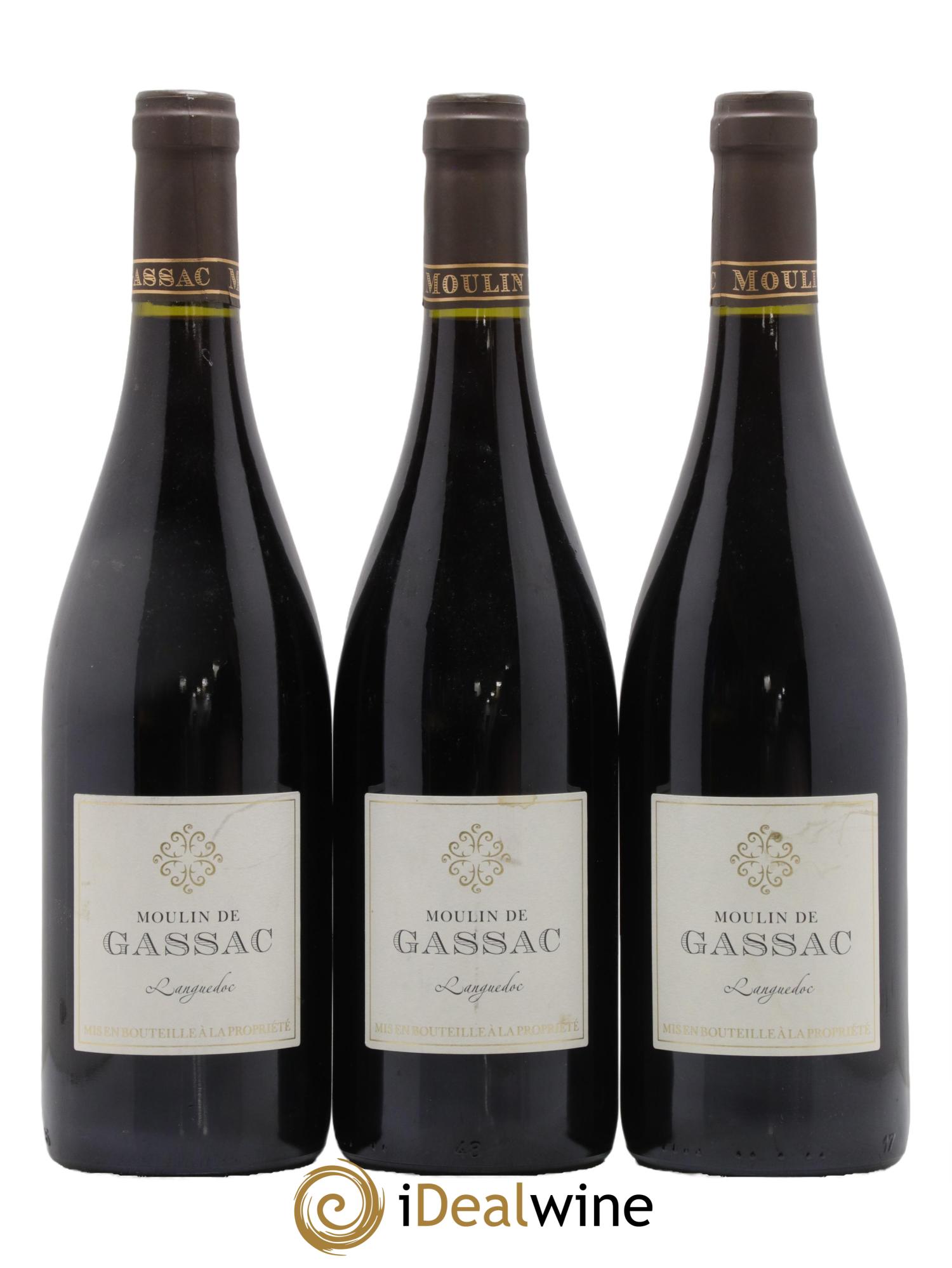 Pays d'Hérault Moulin de Gassac Daumas Gassac 2016 - Lot de 3 bouteilles - 0