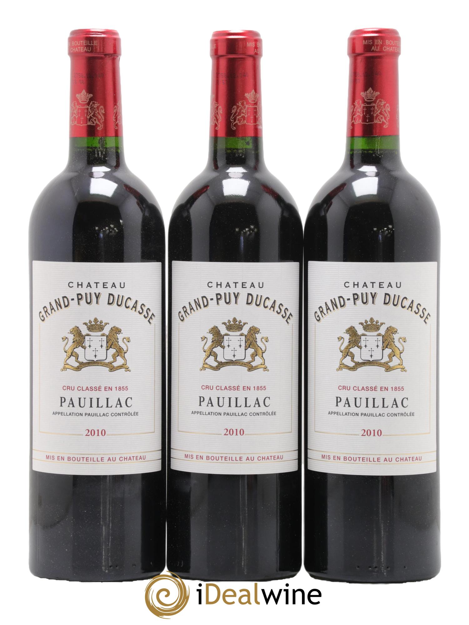 Château Grand Puy Ducasse 5ème Grand Cru Classé  2010 - Posten von 12 Flaschen - 2