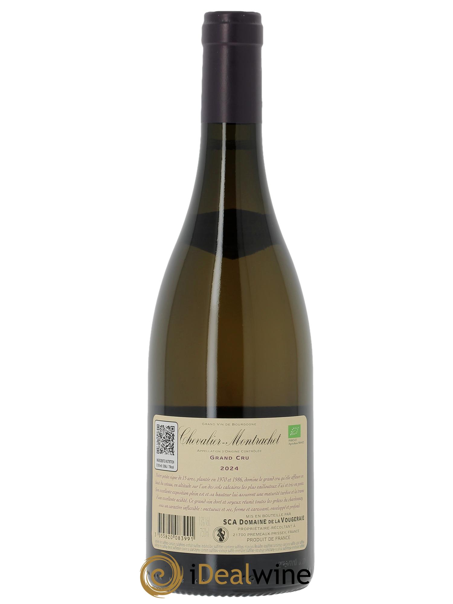 Chevalier-Montrachet Grand Cru La Vougeraie  2024 - Lot de 1 bouteille - 1