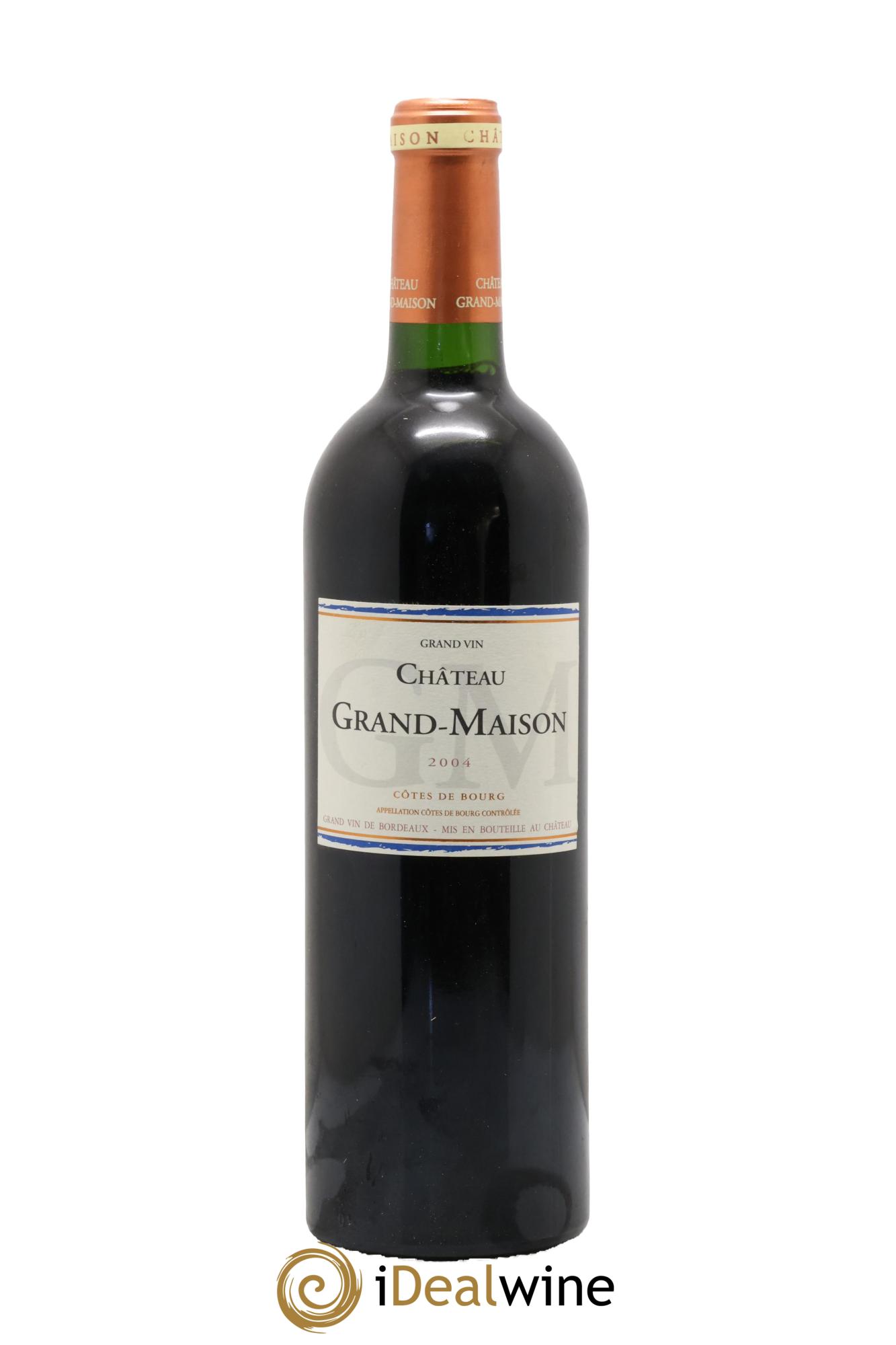 Côtes de Bourg Château Grand Maison 2004 - Posten von 1 Flasche - 0