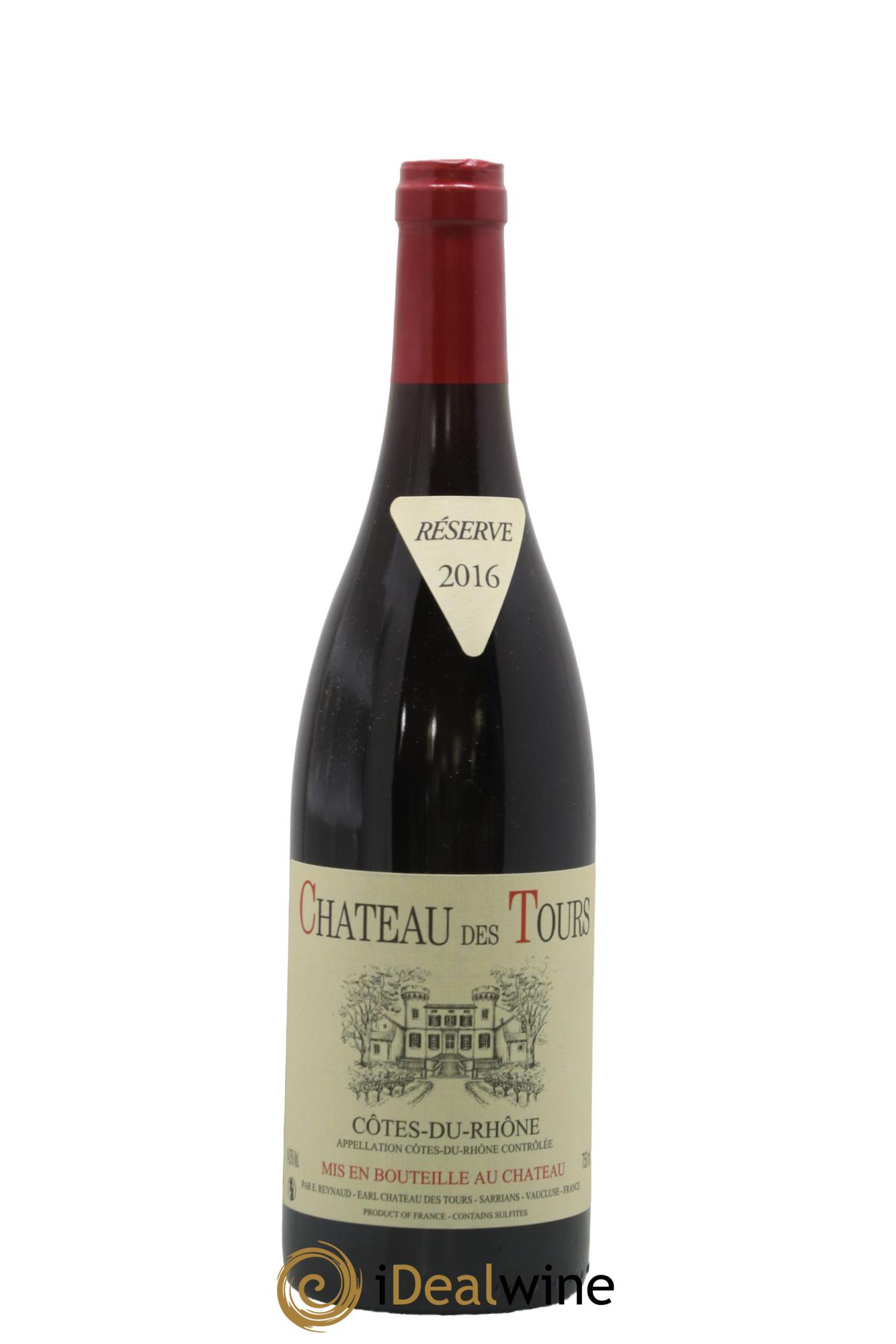 Côtes-du-Rhône Château des Tours Emmanuel Reynaud 2016 - Lot de 1 bouteille - 0