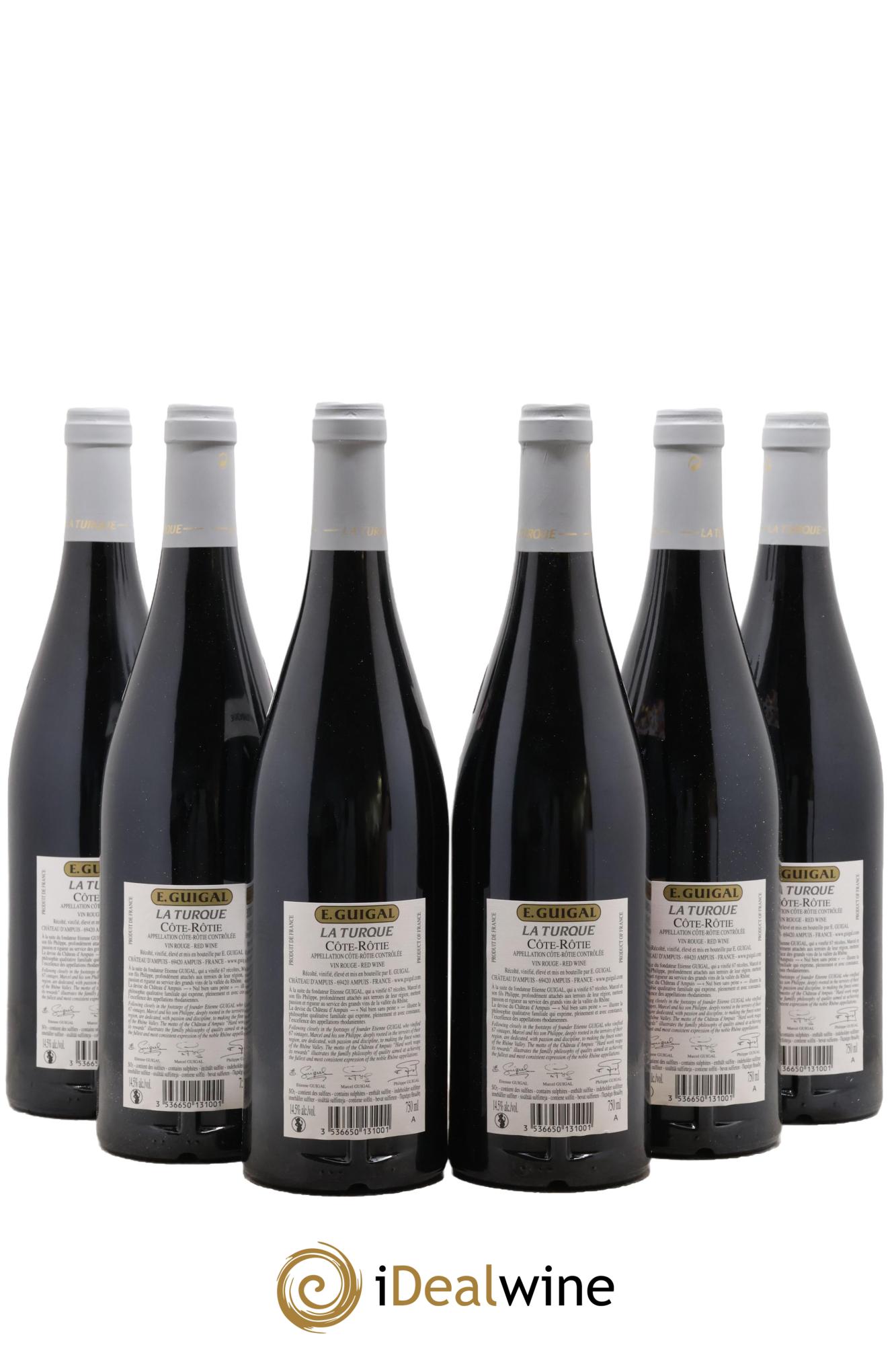 Côte-Rôtie La Turque Guigal 2018 - Posten von 6 Flaschen - 1