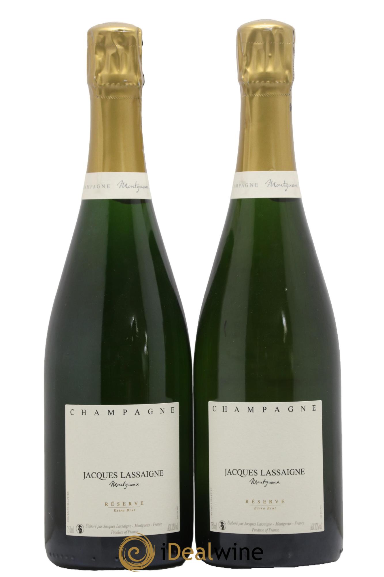 Réserve Extra-Brut Jacques Lassaigne - Lot de 2 bouteilles - 0