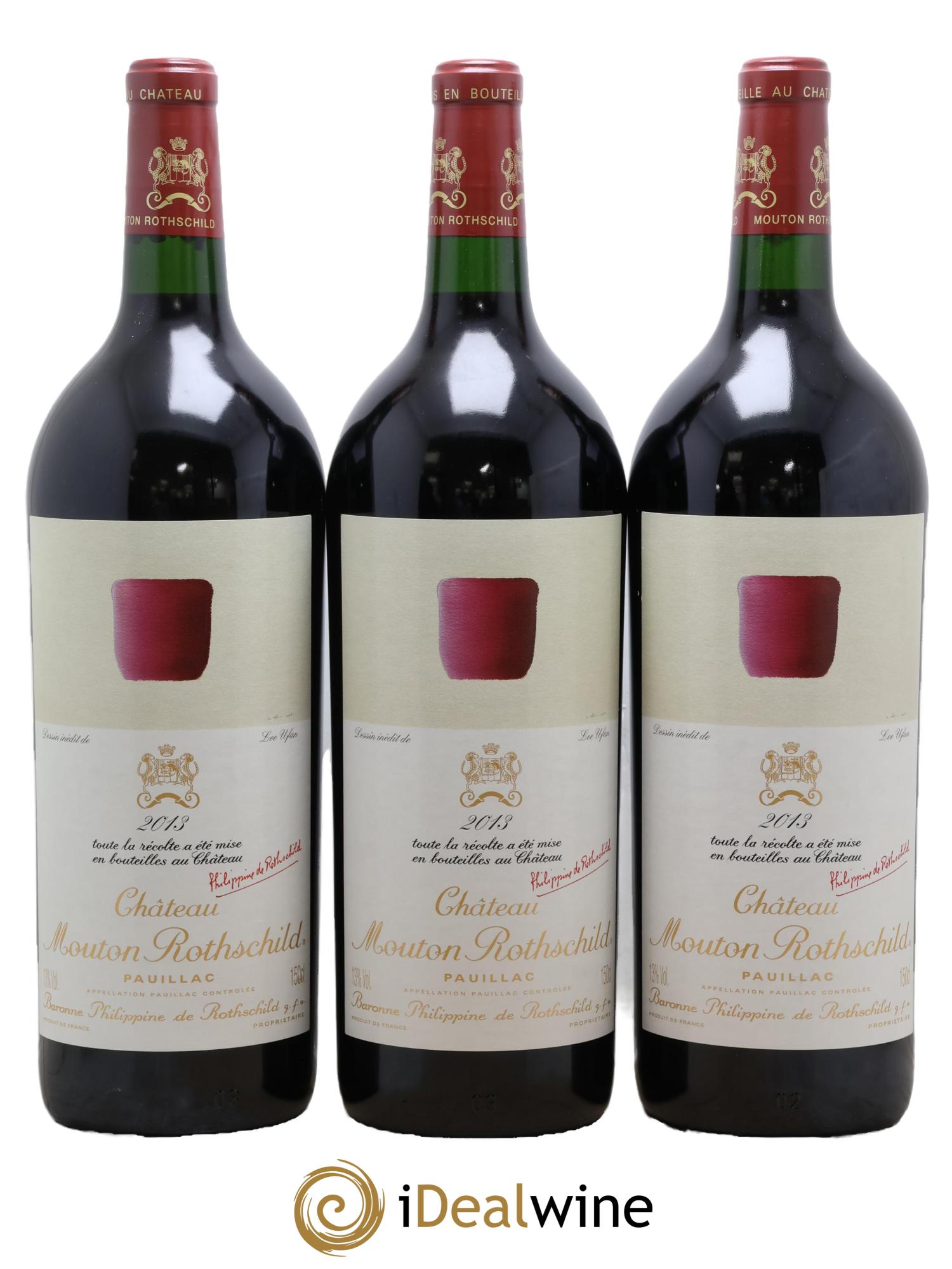 Château Mouton Rothschild 1er Grand Cru Classé 2013 - Lotto di 3 magnum - 0