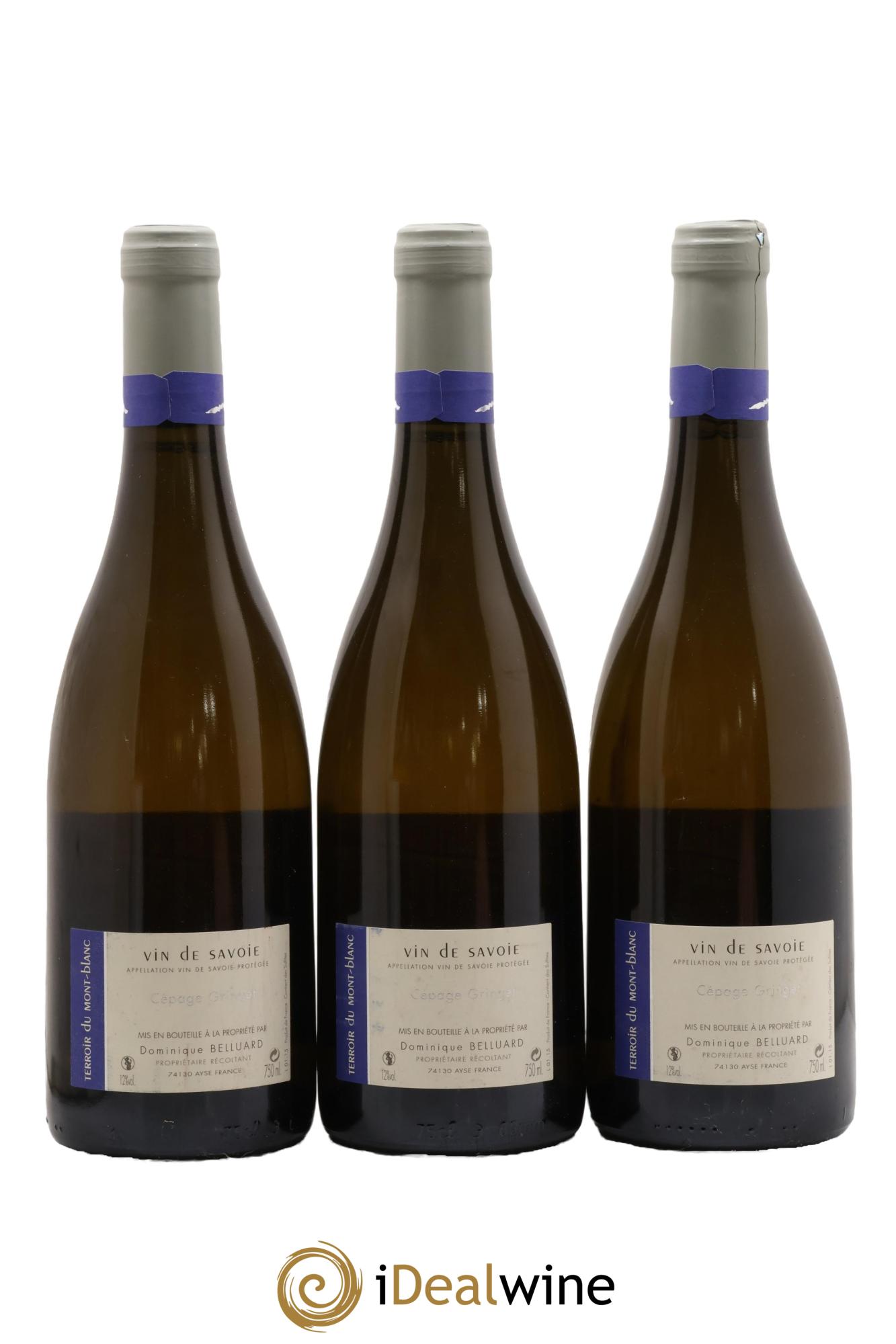 Vin de Savoie Le Feu Domaine Belluard 2015 - Lot de 3 bouteilles - 1