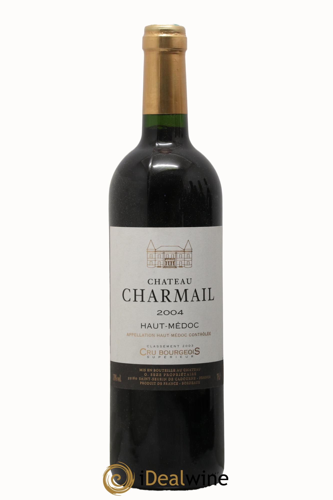 Château Charmail Cru Bourgeois 2004 - Lot de 1 bouteille - 0