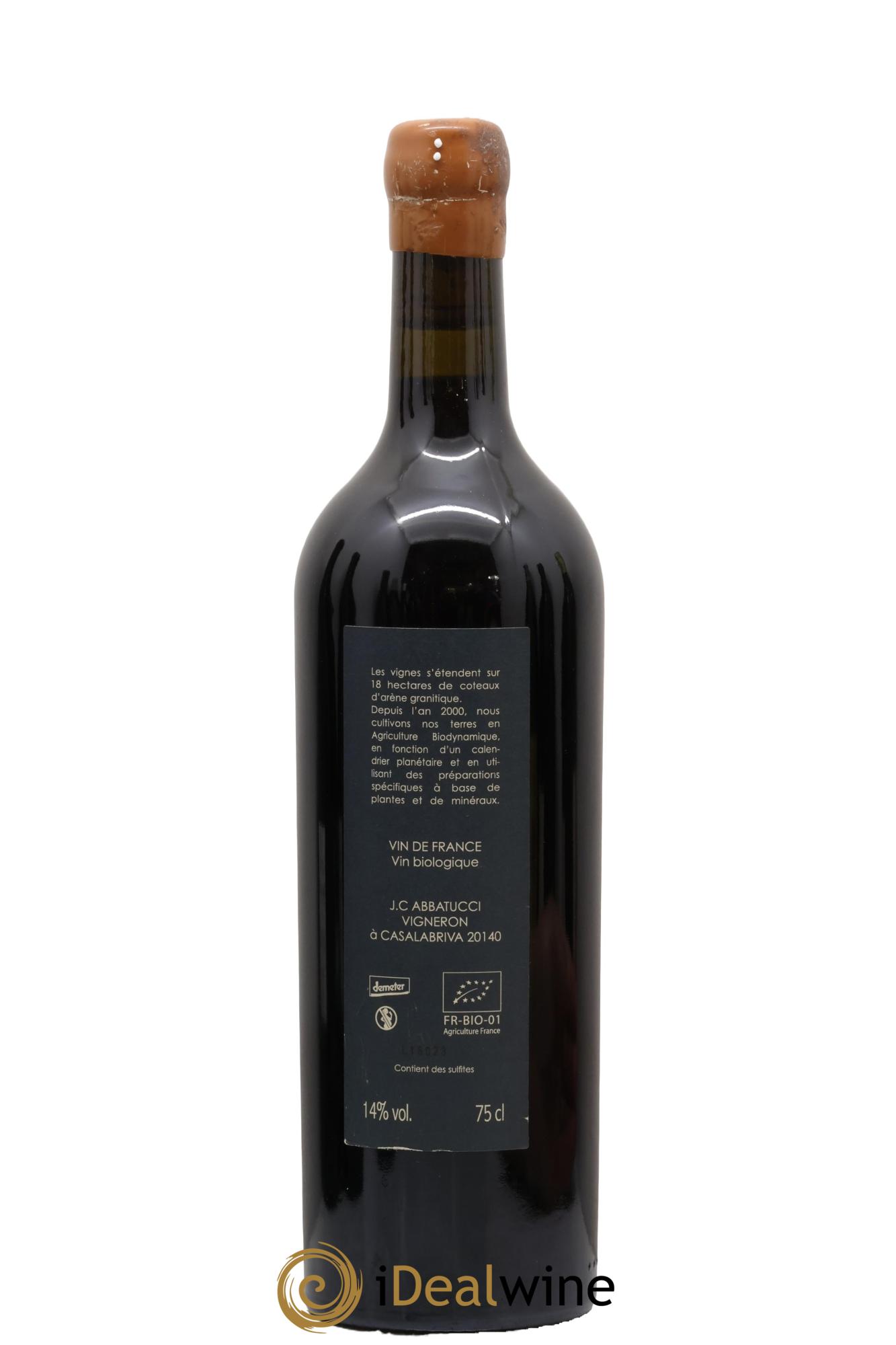 Vin de Corse Ministre Impérial Cuvée Collection Comte Abbatucci (Domaine) 2016 - Lot of 1 bottle - 1