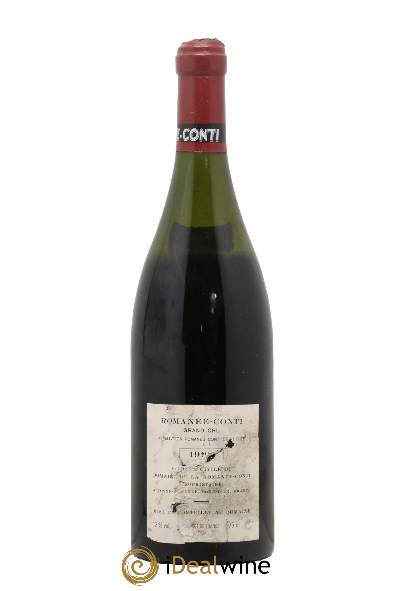 Romanée-Conti Grand Cru Domaine de la Romanée-Conti 1992 - Lot de 1 bouteille - 1