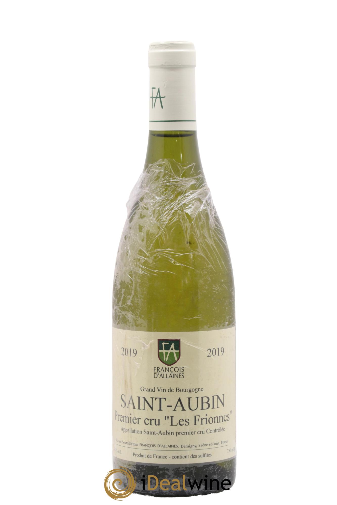 Saint-Aubin 1er Cru Les Frionnes François d'Allaines 2019 - Lot de 1 bouteille - 0