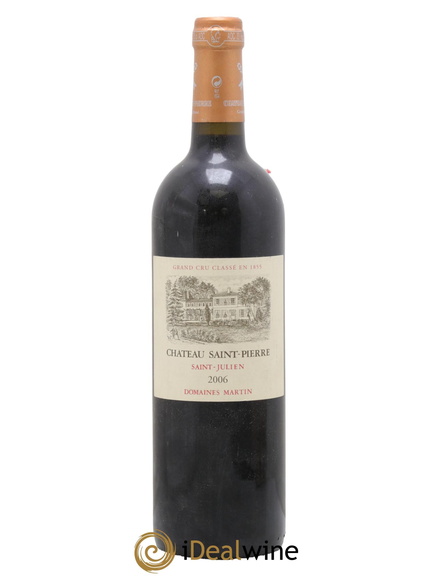 Château Saint-Pierre 4ème Grand Cru Classé 2006 - Lot of 1 bottle - 0