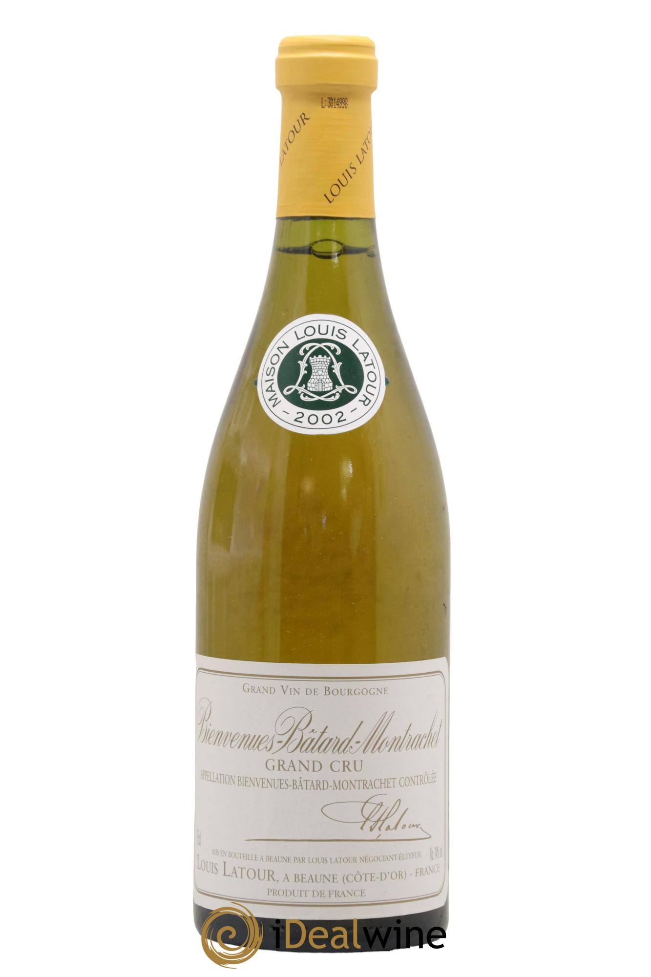 Bienvenues-Bâtard-Montrachet Grand Cru Louis Latour 2002 - Lot of 1 bottle - 0