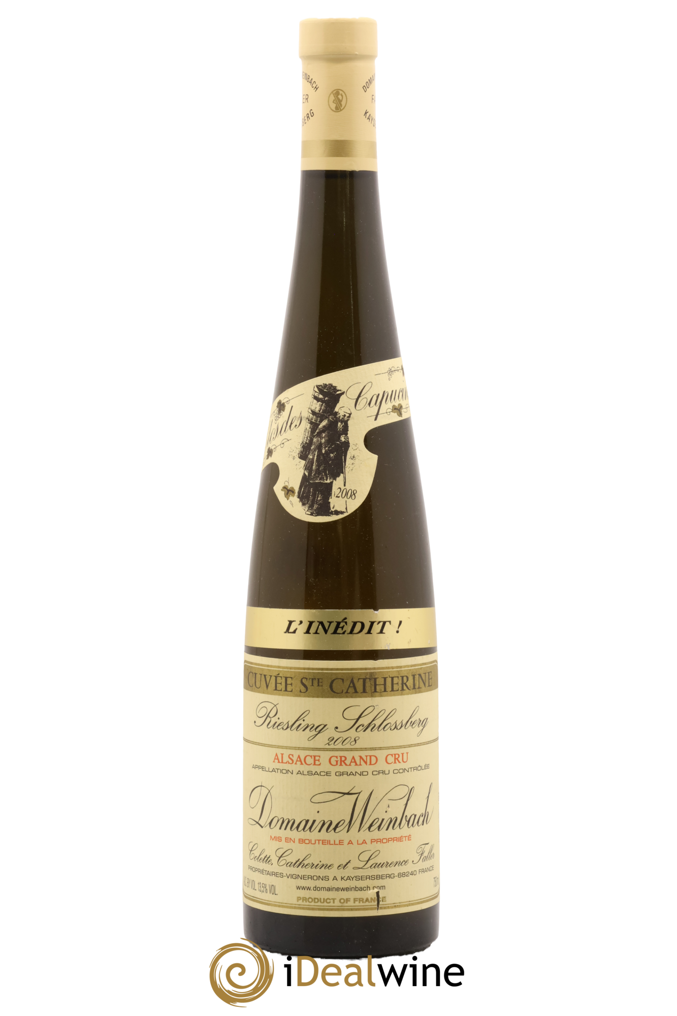 Alsace Riesling Grand Cru Schlossberg Cuvée Sainte Catherine l'Inédit Weinbach (Domaine) 2008 - Posten von 1 Flasche - 0
