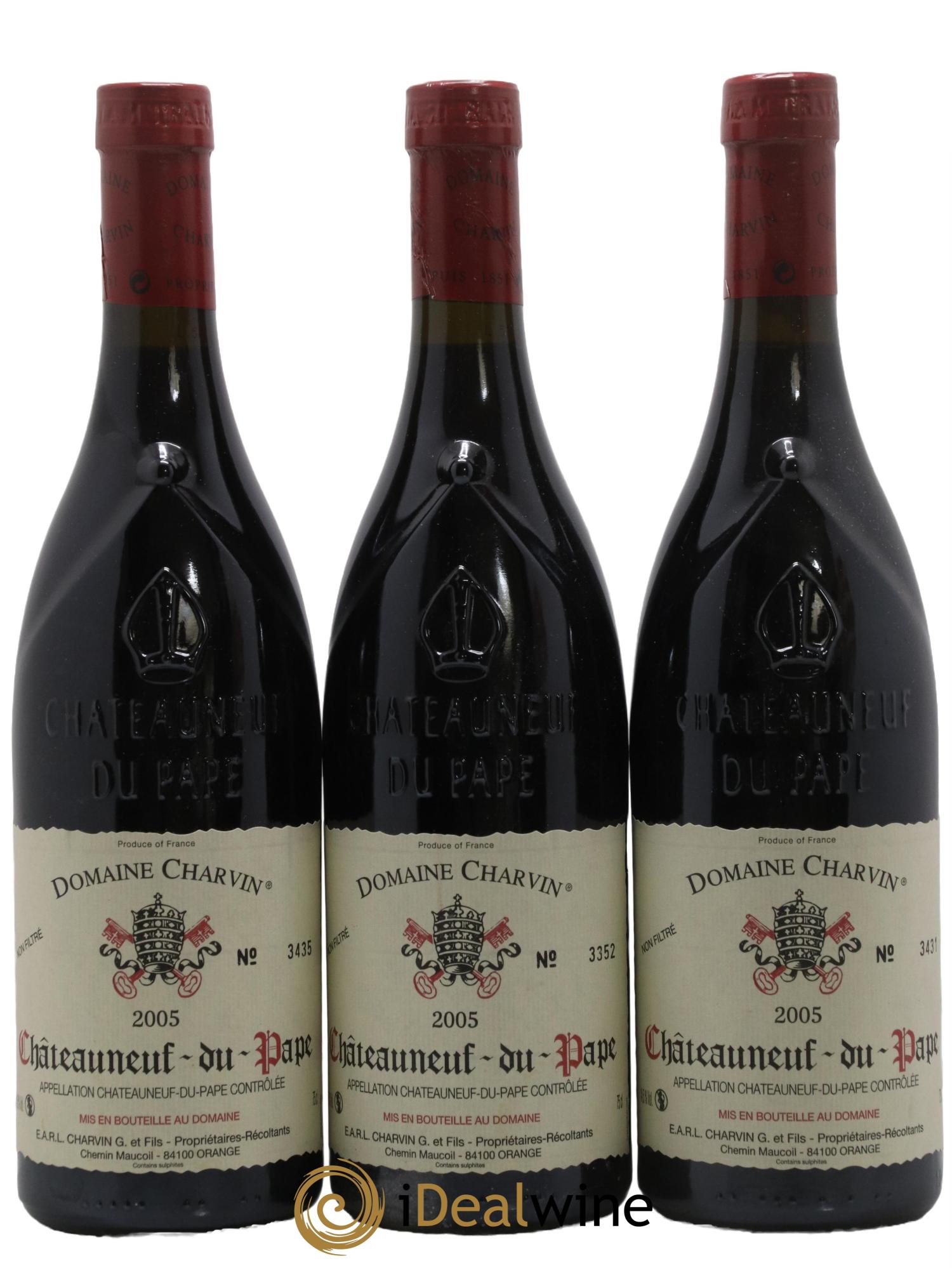 Châteauneuf-du-Pape Charvin (Domaine) 2005 - Lot de 3 bouteilles - 0