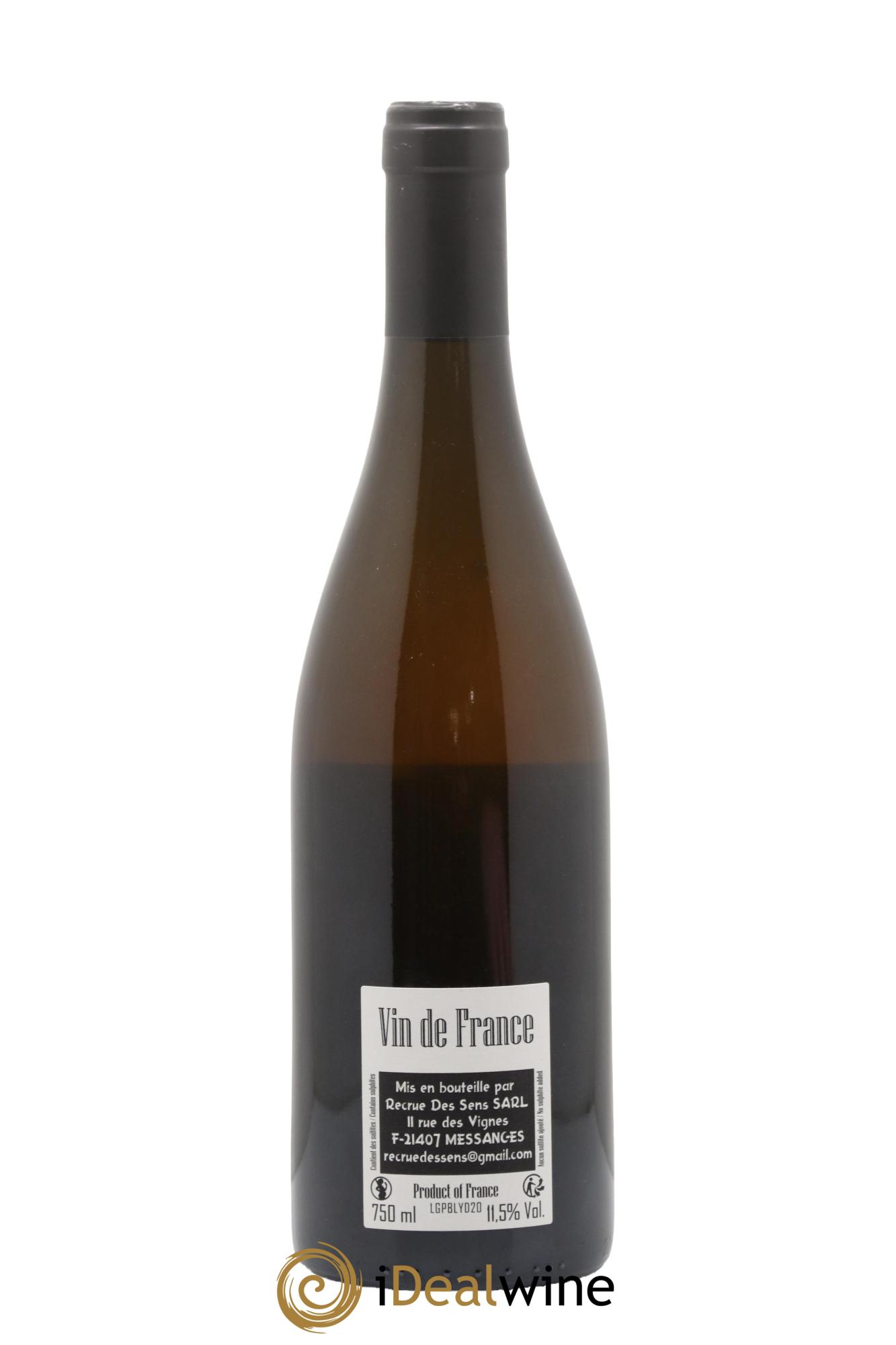 Vin de France Les Grands Ponts Yann Durieux - Recrue des Sens 2020 - Lot de 1 bouteille - 1