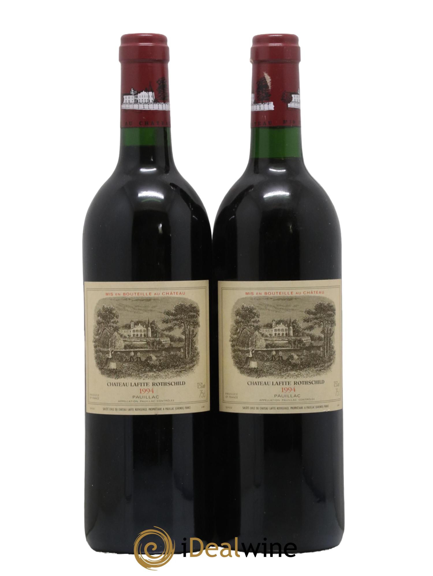 Château Lafite Rothschild 1er Grand Cru Classé 1994 - Lot de 2 bouteilles - 0