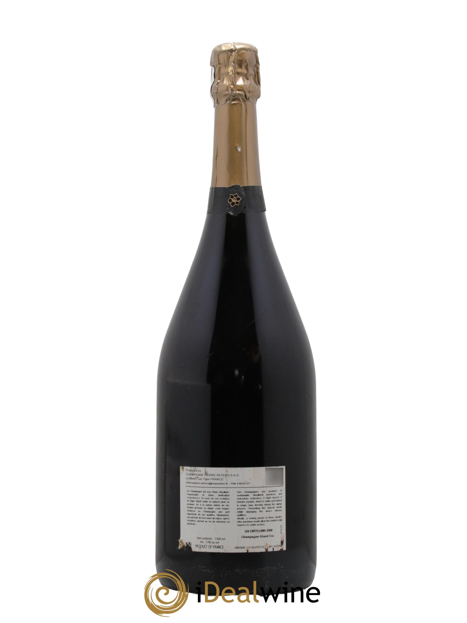 Cuvée Spéciale les Chétillons Blanc de Blancs Brut Pierre Péters 2008 - Lot de 1 magnum - 1