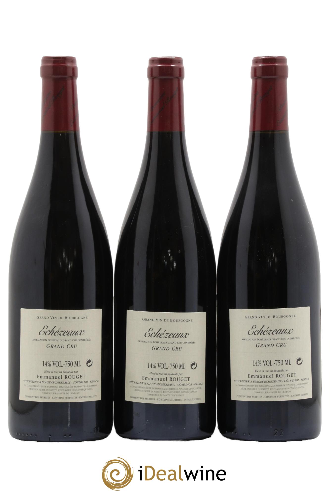 Echezeaux Grand Cru Emmanuel Rouget 2018 - Lotto di 3 bottiglie - 1