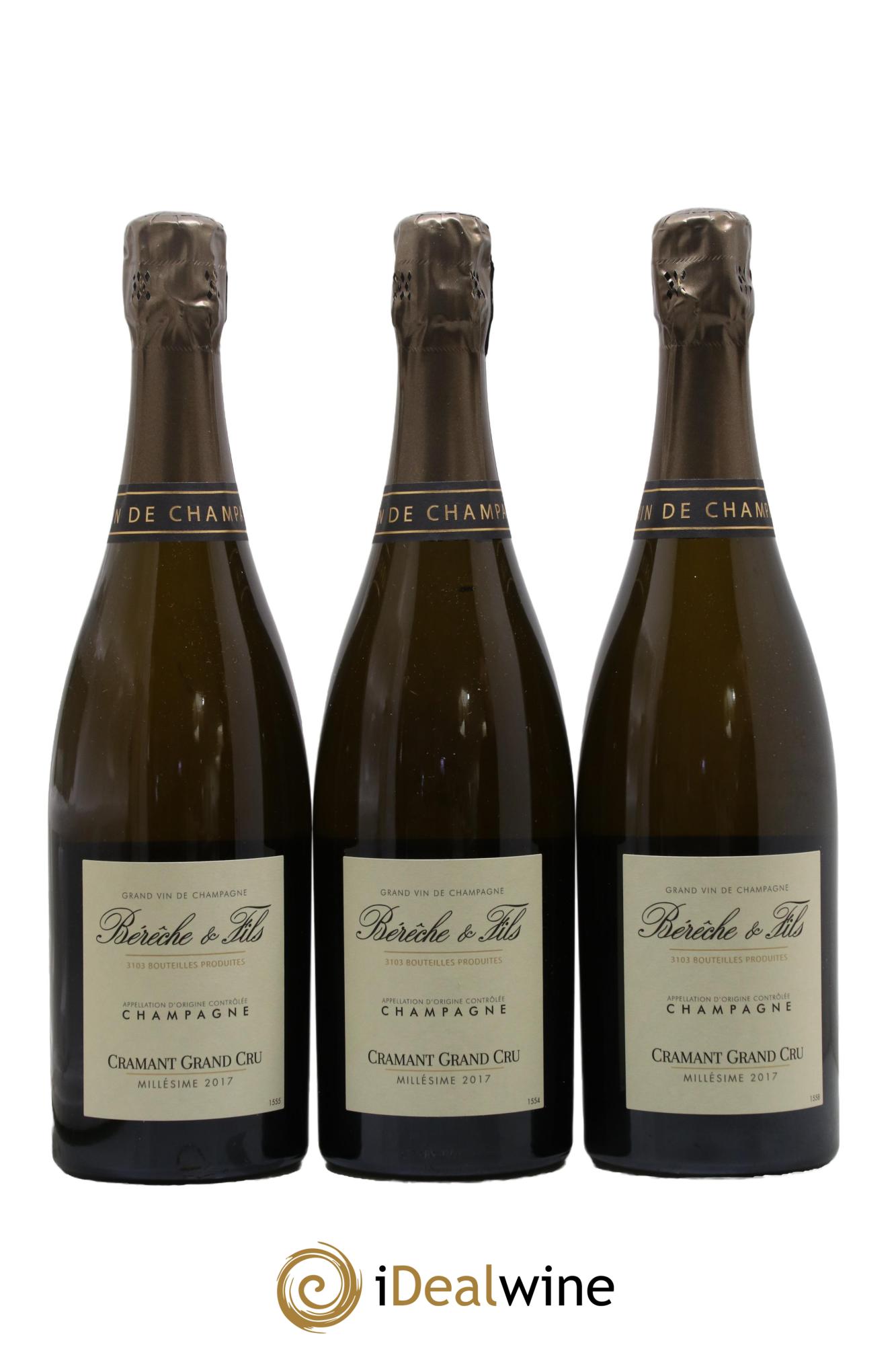 Cramant Grand Cru Extra-Brut Bérêche et Fils  2017 - Lot de 3 bouteilles - 0