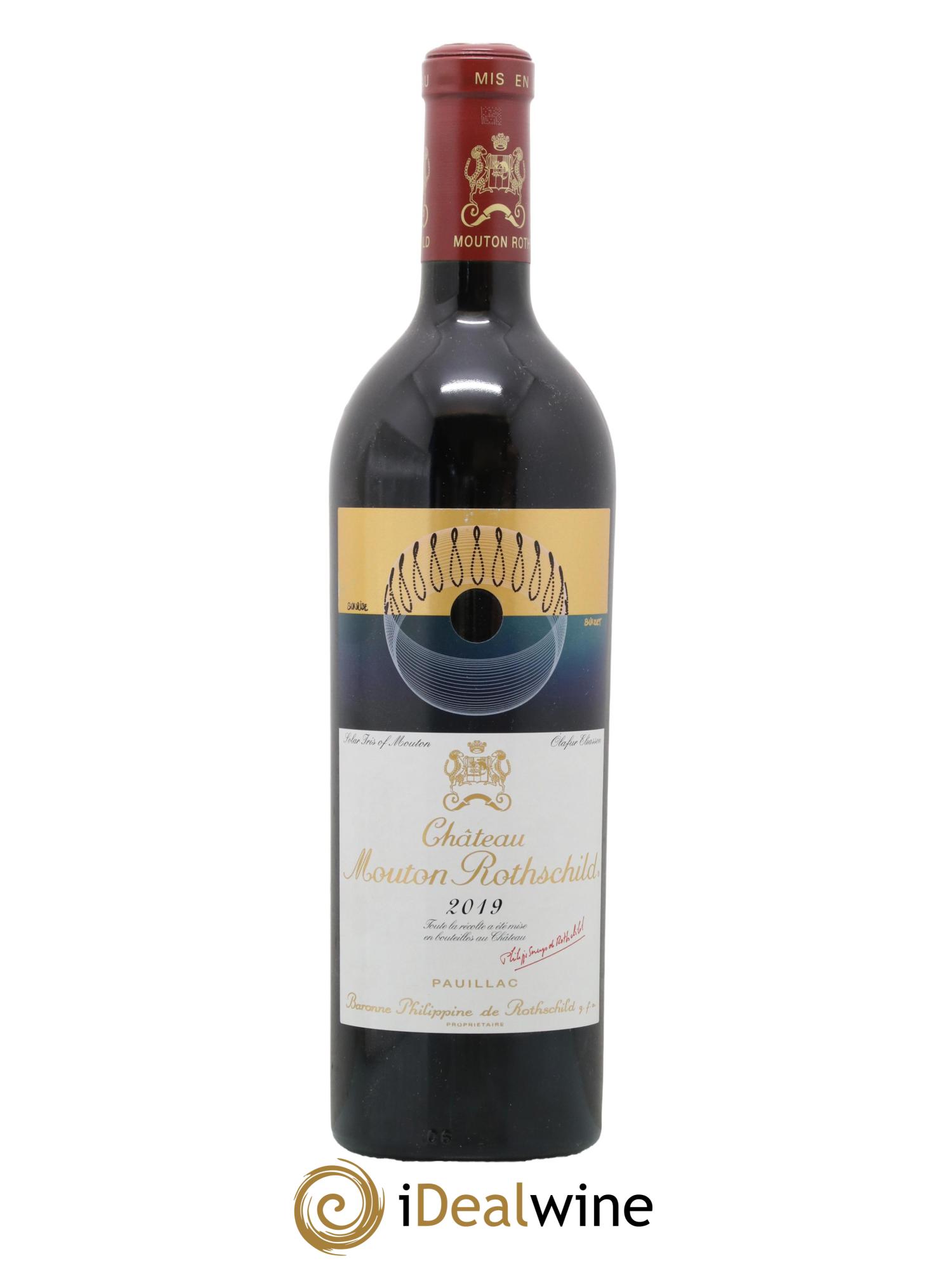 Château Mouton Rothschild 1er Grand Cru Classé 2019 - Lot de 1 bouteille - 0