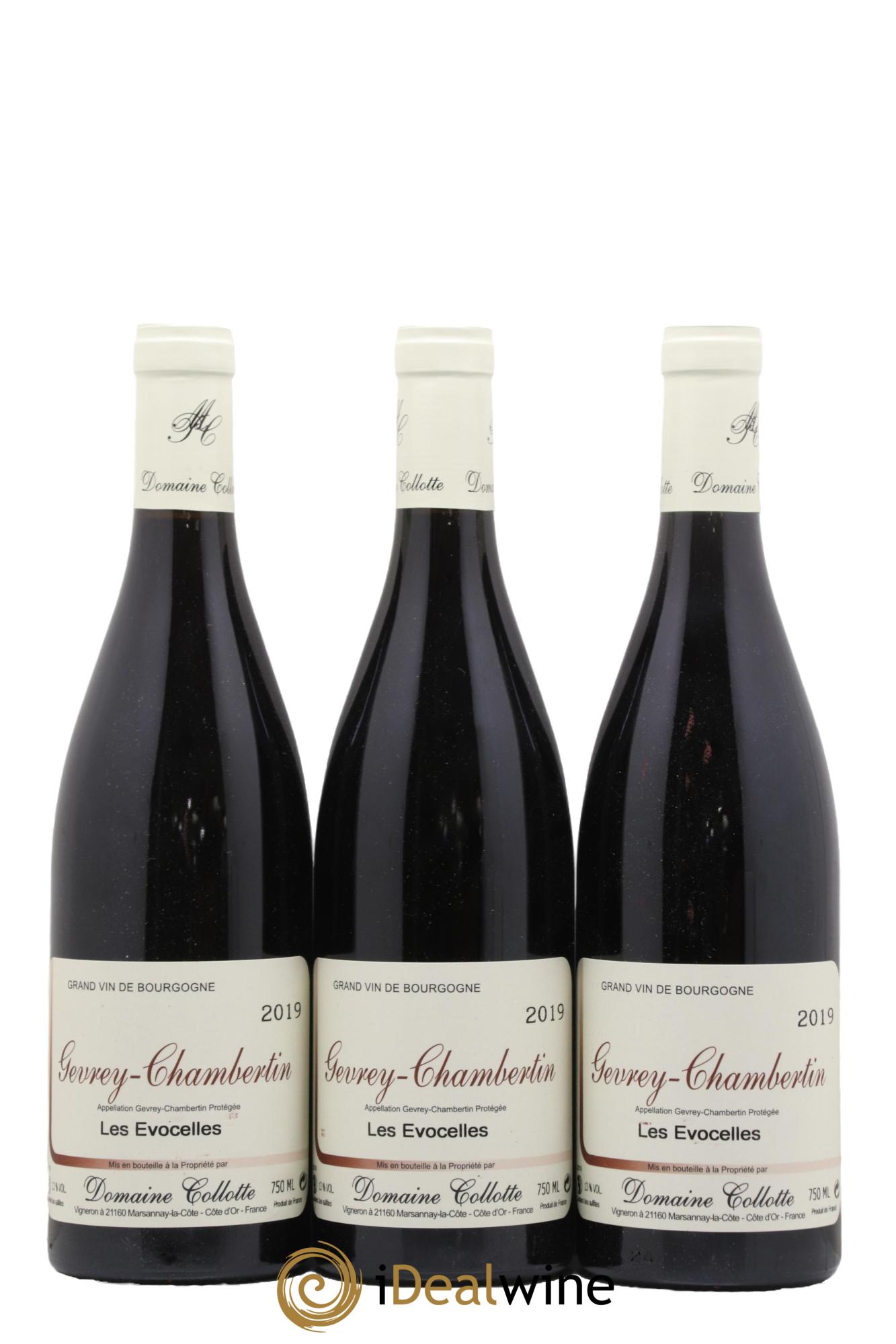 Gevrey-Chambertin Evocelles Domaine Collotte 2019 - Lot de 3 bouteilles - 0